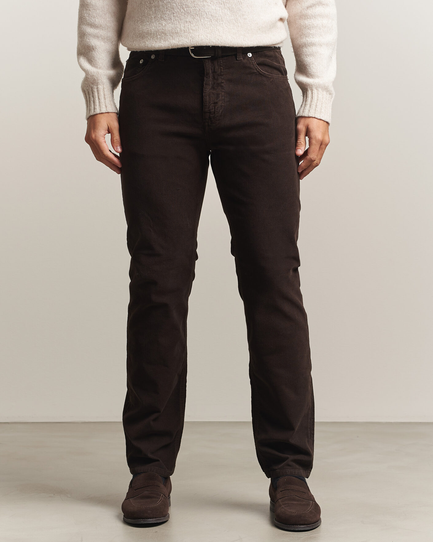 Herren | Hosen | Morris | James Cord 5-Pocket Pants Brown