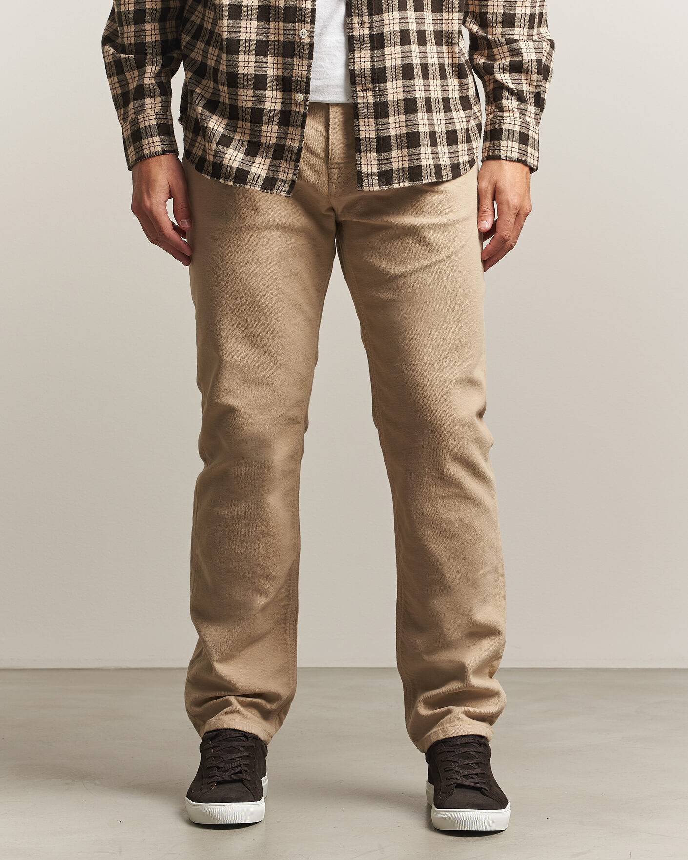 Herren | Hosen | Morris | James Winter Twill 5-Pocket Pants Khaki