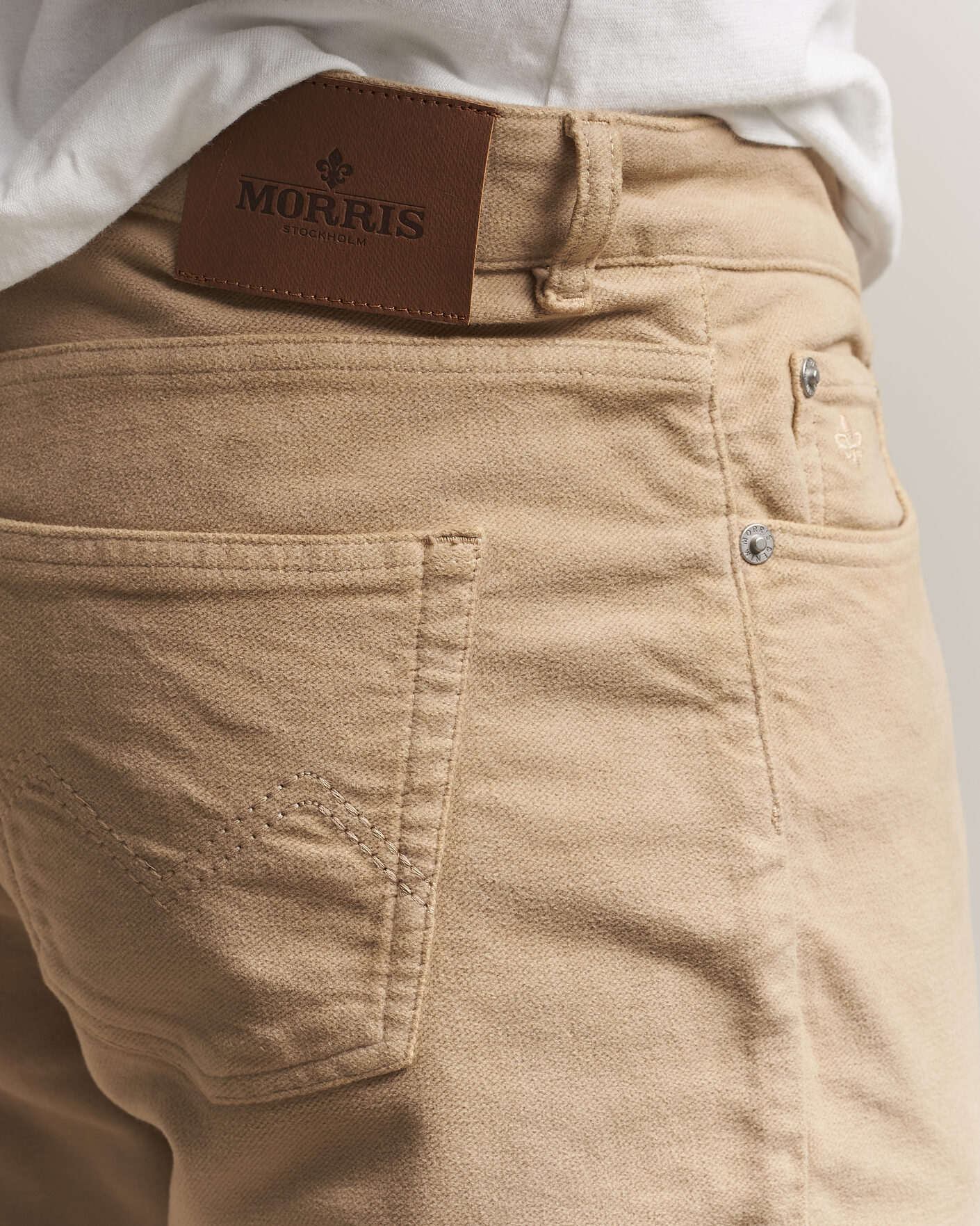 Herren | Hosen | Morris | James Winter Twill 5-Pocket Pants Khaki