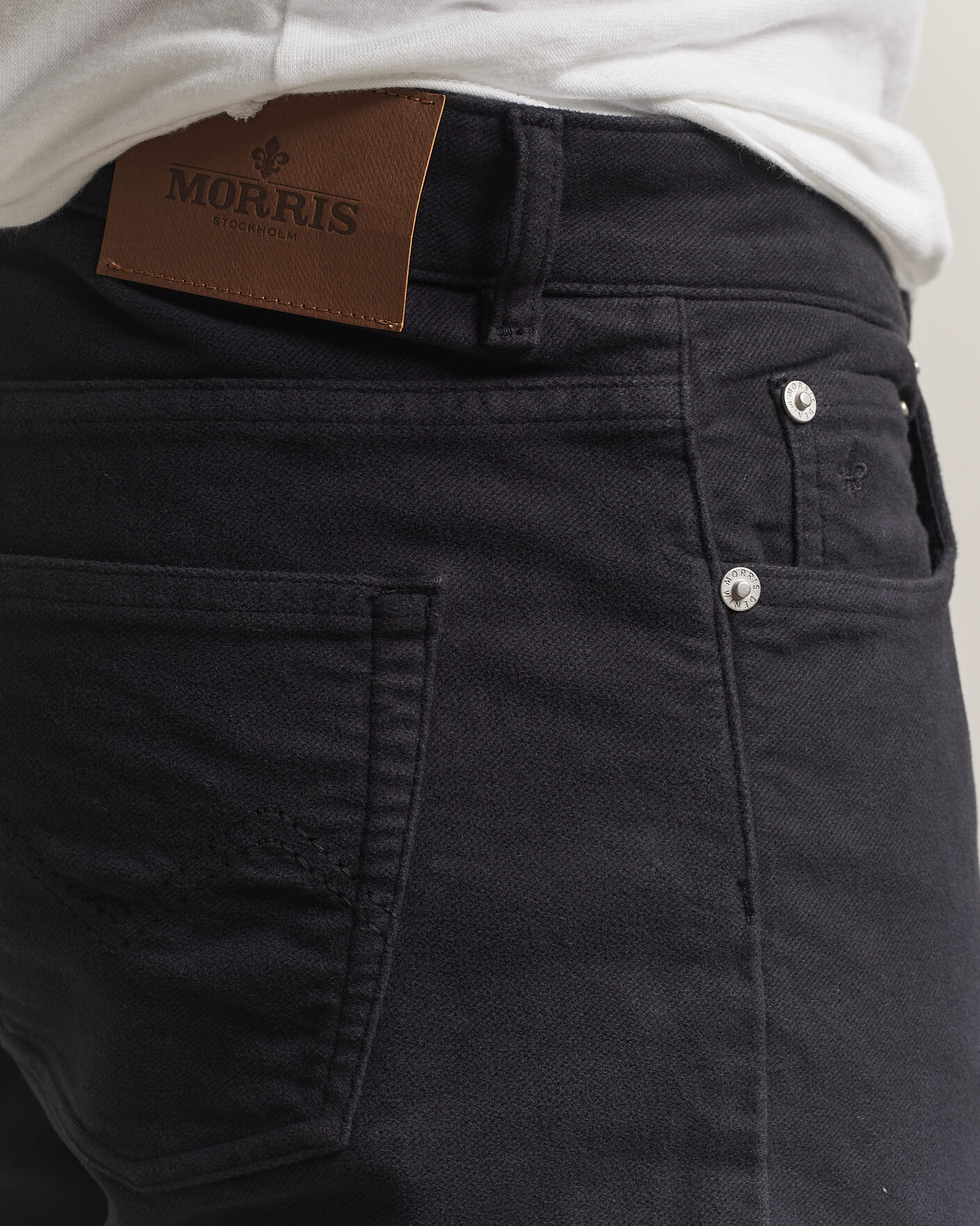 Herren | Hosen | Morris | James Winter Twill 5-Pocket Pants Blue