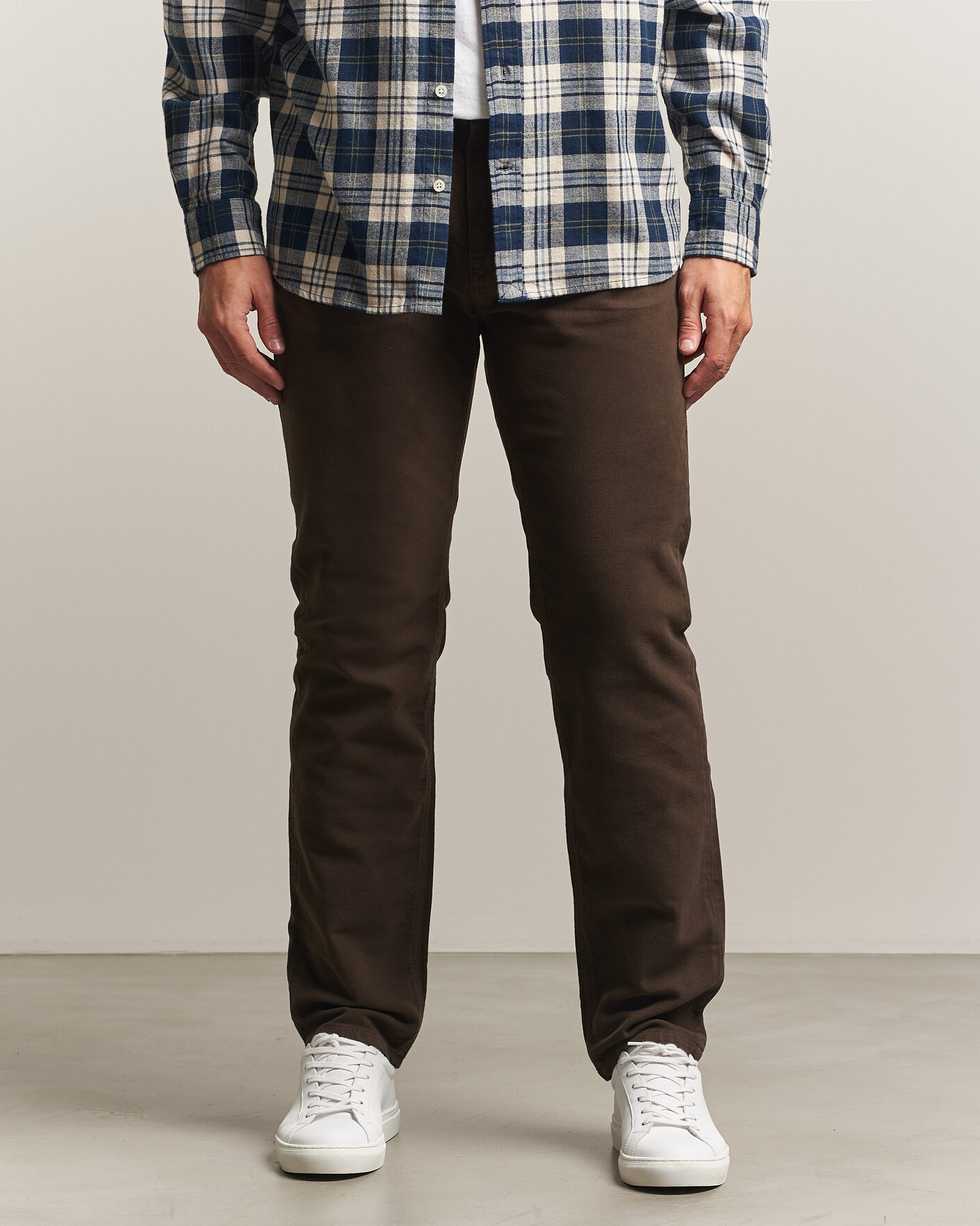Herren | Hosen | Morris | James Winter Twill 5-Pocket Pants Brown