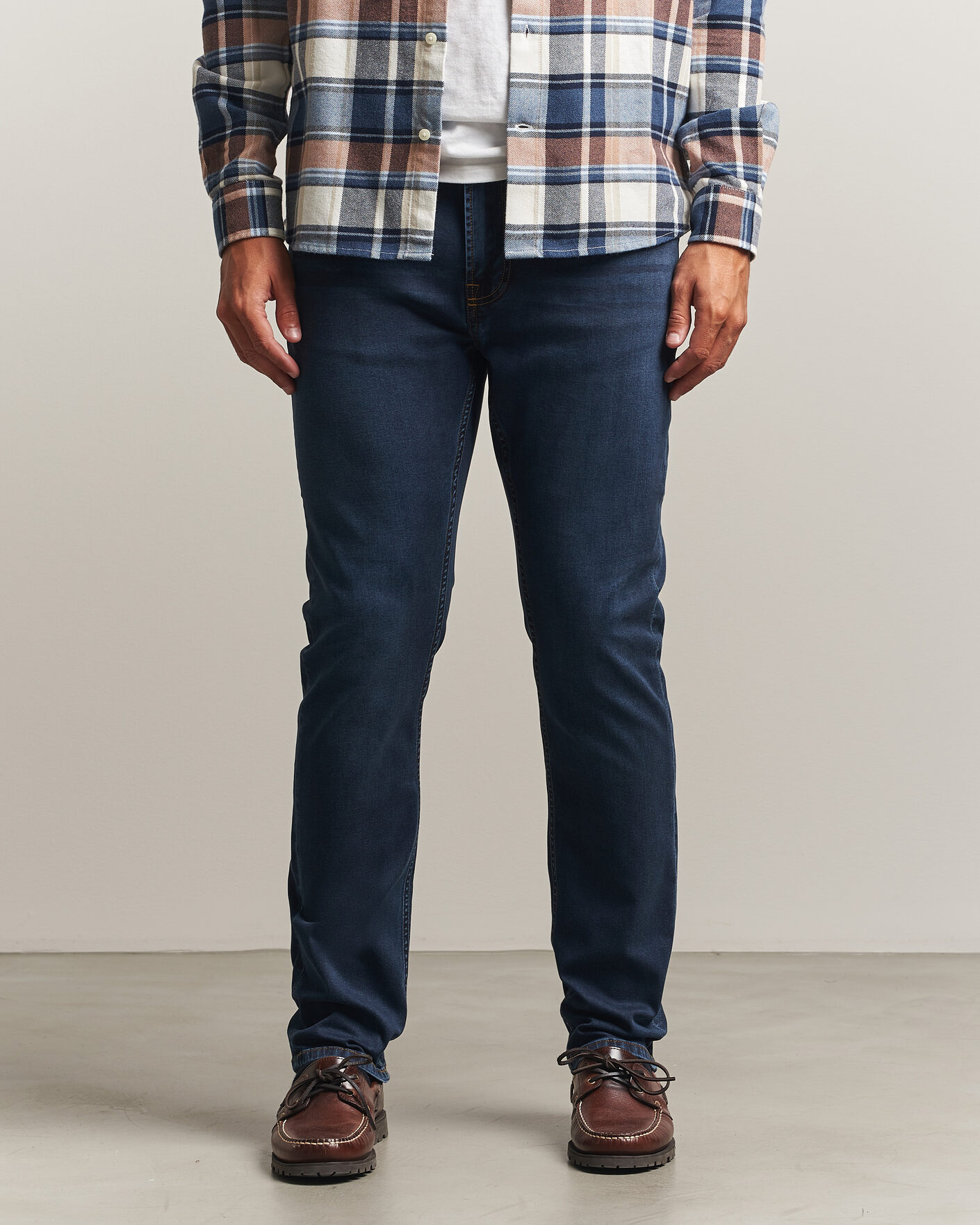 Herren | Jeans | Morris | Steve Satin Jeans One Year Wash