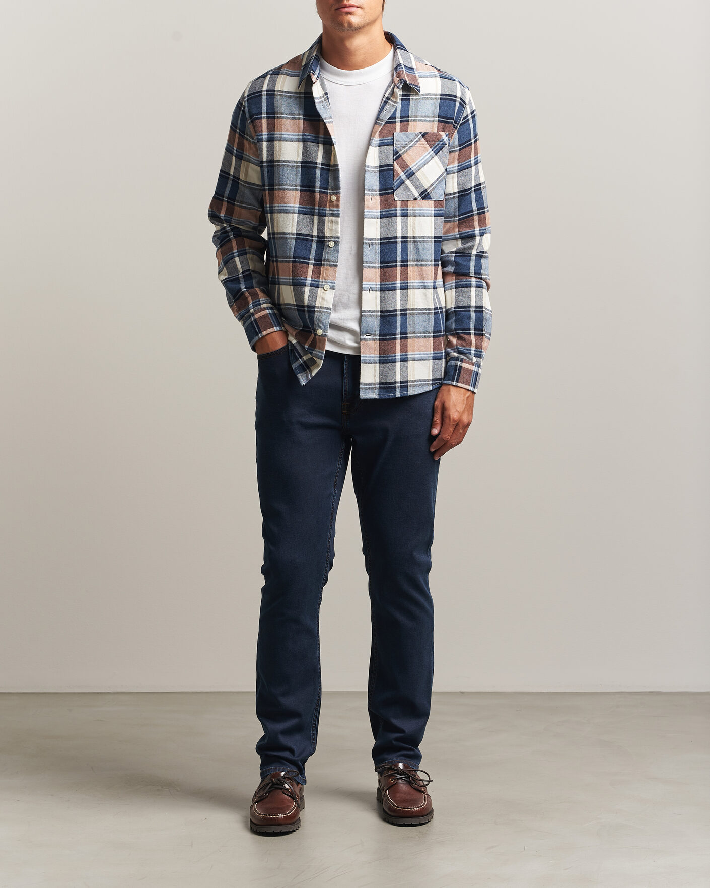 Herren | Jeans | Morris | Steve Satin Jeans Rinse Wash
