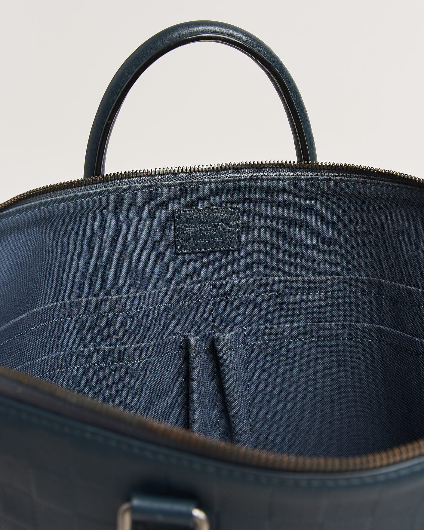 Herren | Pre-Owned & Vintage Bags | Louis Vuitton Pre-Owned | Porte Documents Bag Damier Infini Onyx