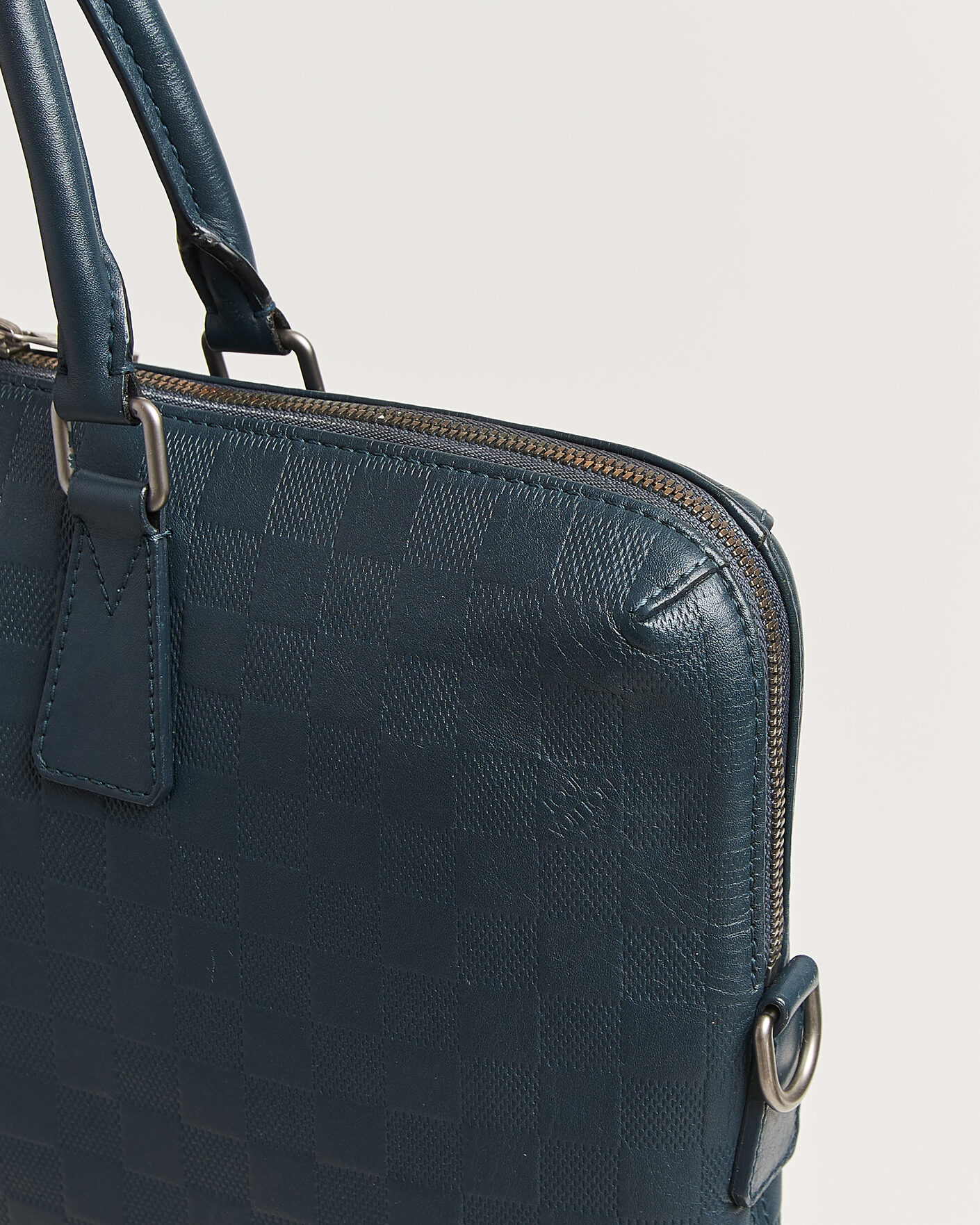 Herren | Pre-Owned & Vintage Bags | Louis Vuitton Pre-Owned | Porte Documents Bag Damier Infini Onyx