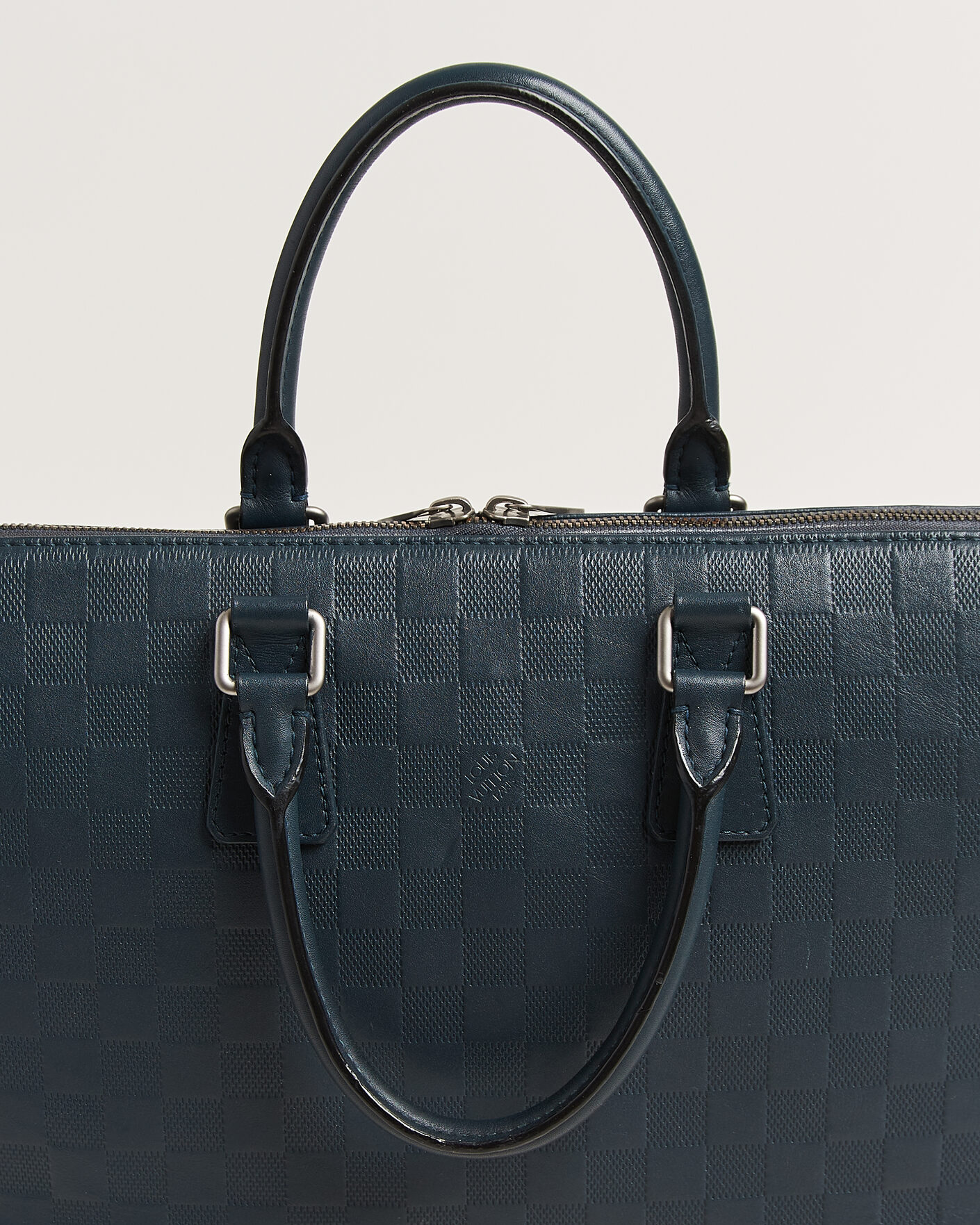 Herren | Pre-Owned & Vintage Bags | Louis Vuitton Pre-Owned | Porte Documents Bag Damier Infini Onyx
