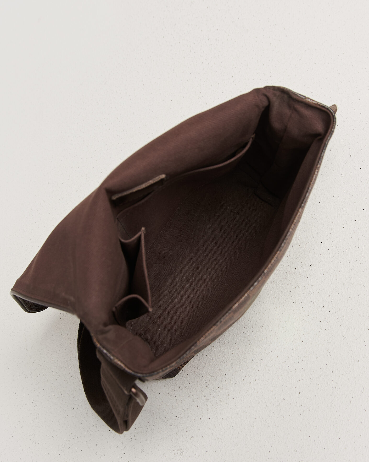 Herren | Pre-Owned & Vintage Bags | Louis Vuitton Pre-Owned | Crossbody Shoulder Bag Damier Ebene