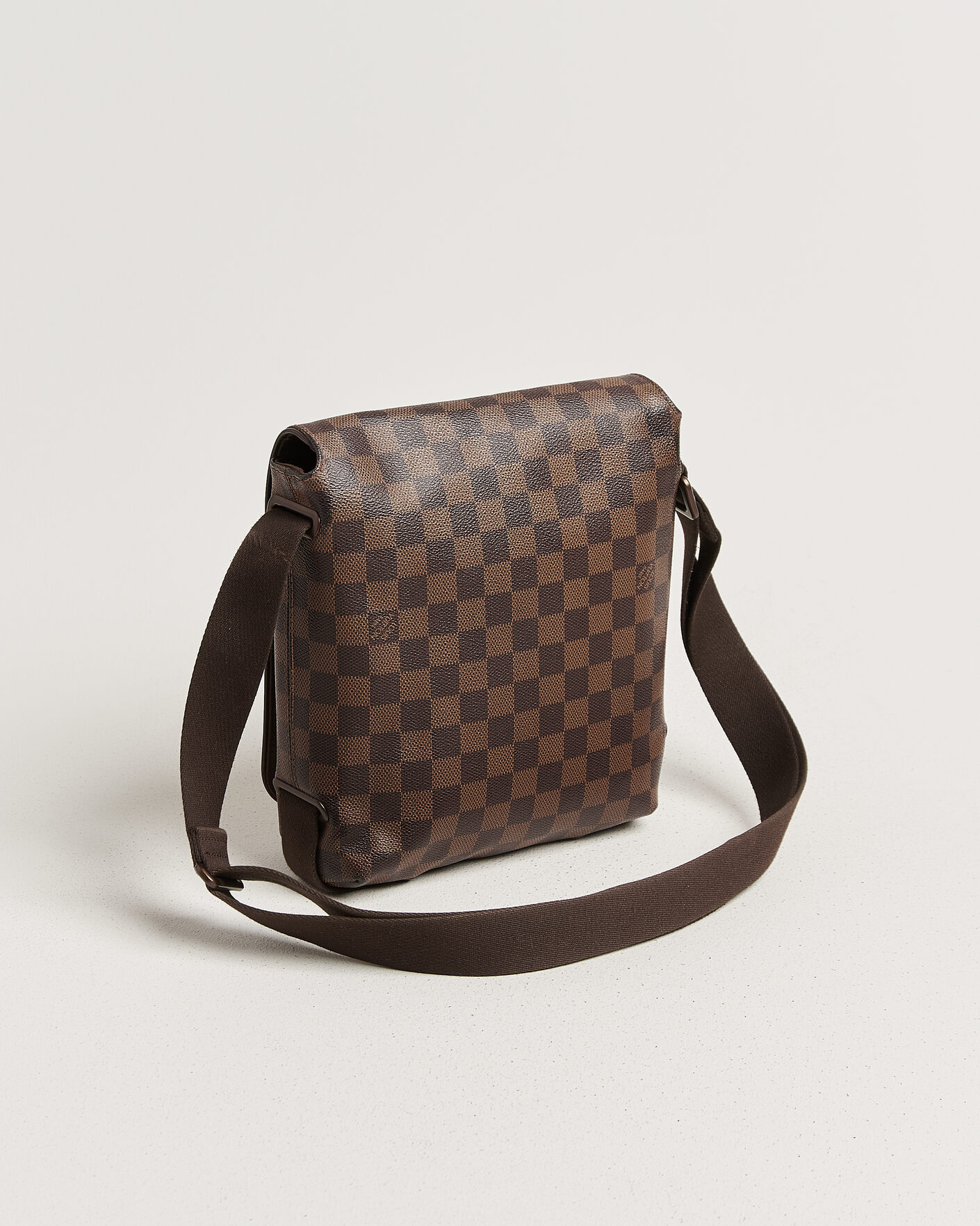 Herren | Pre-Owned & Vintage Bags | Louis Vuitton Pre-Owned | Crossbody Shoulder Bag Damier Ebene