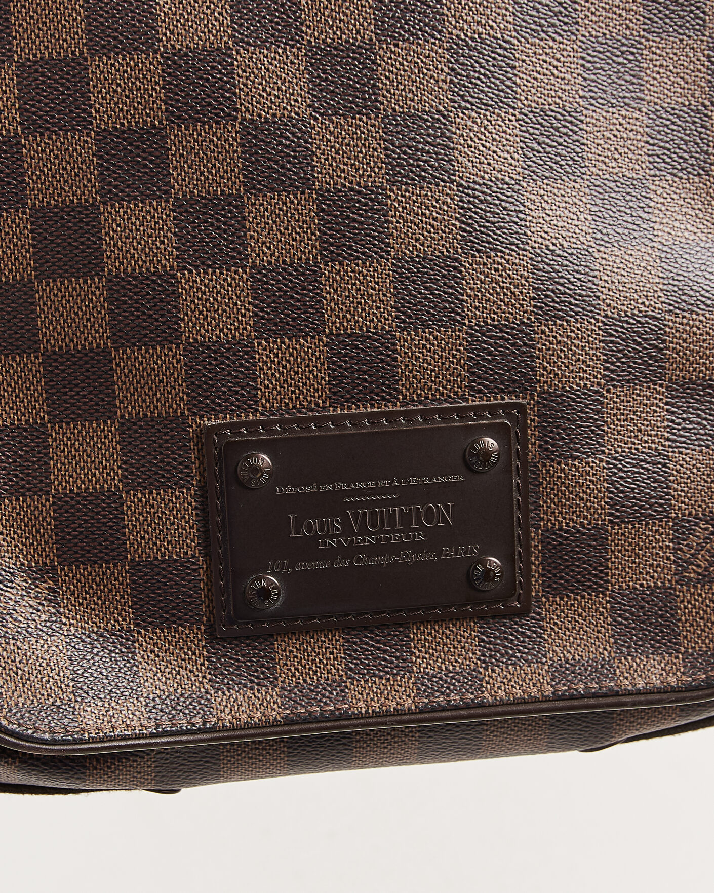 Herren | Pre-Owned & Vintage Bags | Louis Vuitton Pre-Owned | Crossbody Shoulder Bag Damier Ebene