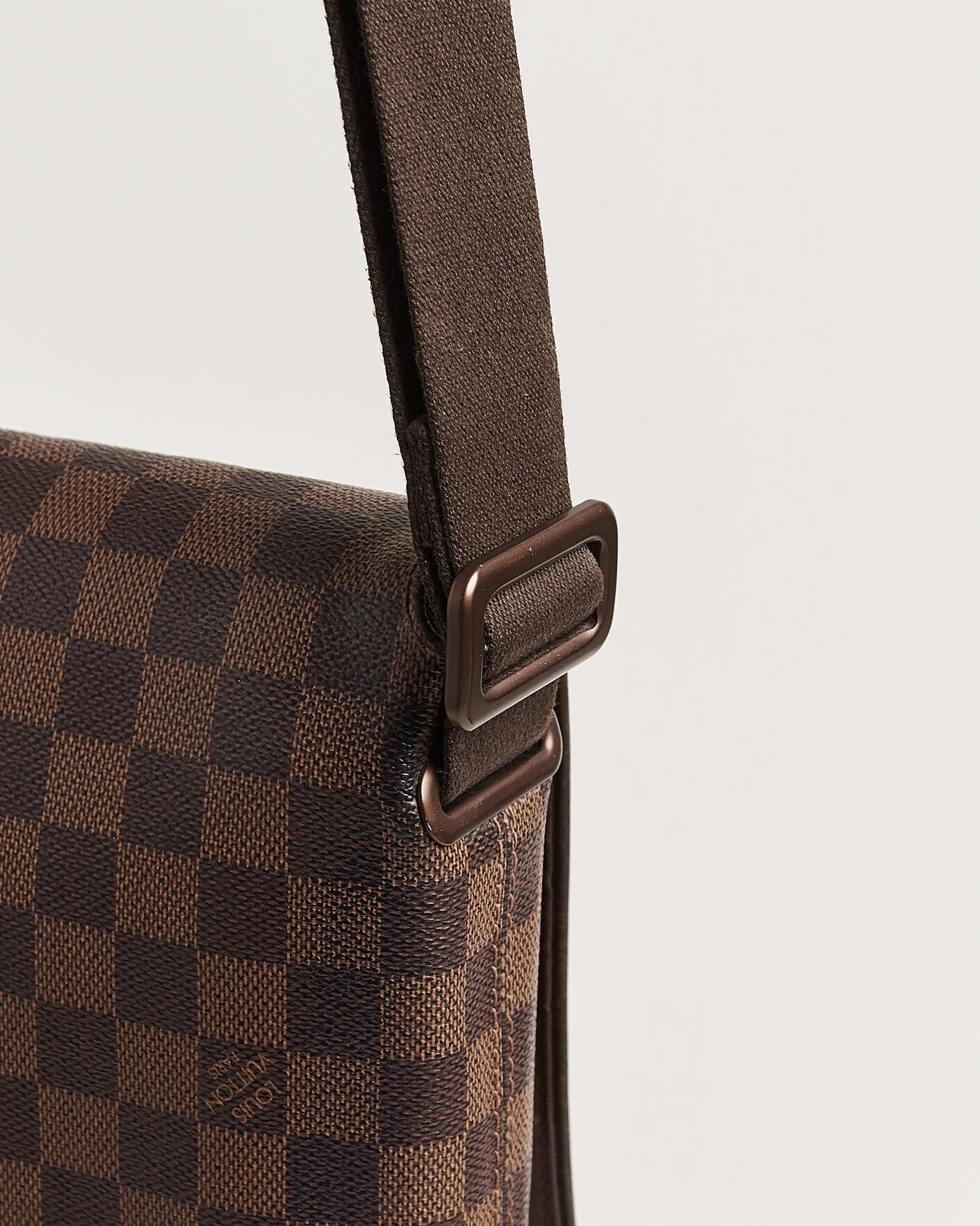 Herren | Pre-Owned & Vintage Bags | Louis Vuitton Pre-Owned | Crossbody Shoulder Bag Damier Ebene