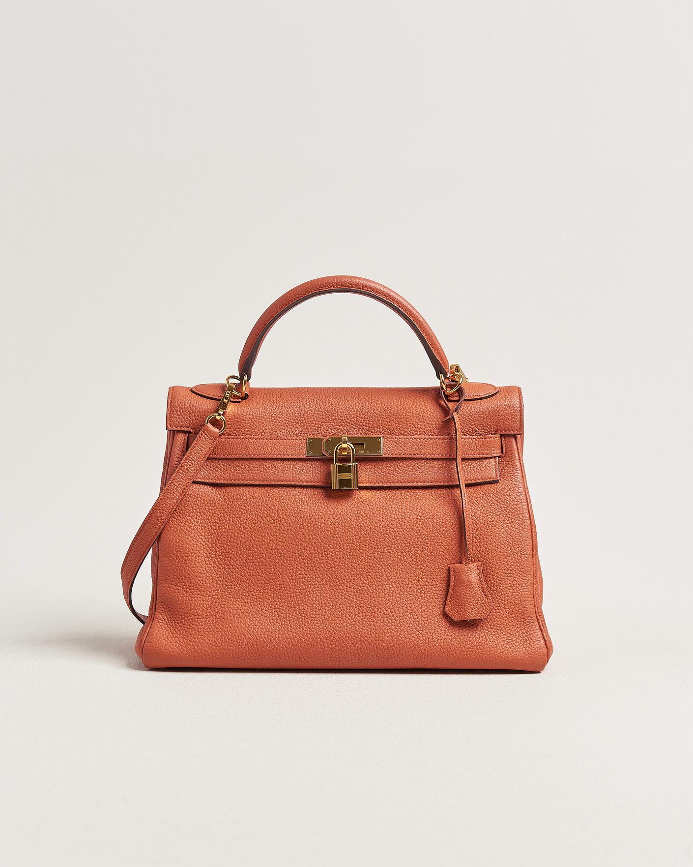 Herren | Pre-Owned & Vintage Bags | Hermès Pre-Owned | Kelly 32 Togo Leather Orange