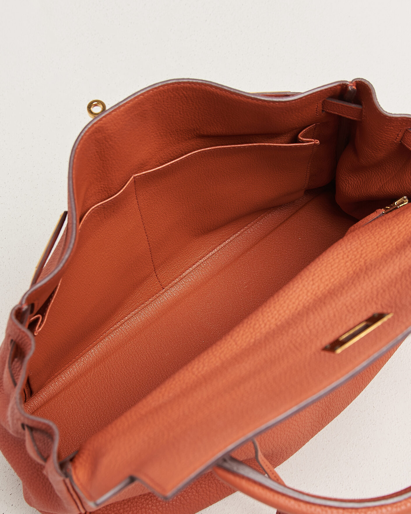 Herren | Pre-Owned & Vintage Bags | Hermès Pre-Owned | Kelly 32 Togo Leather Orange
