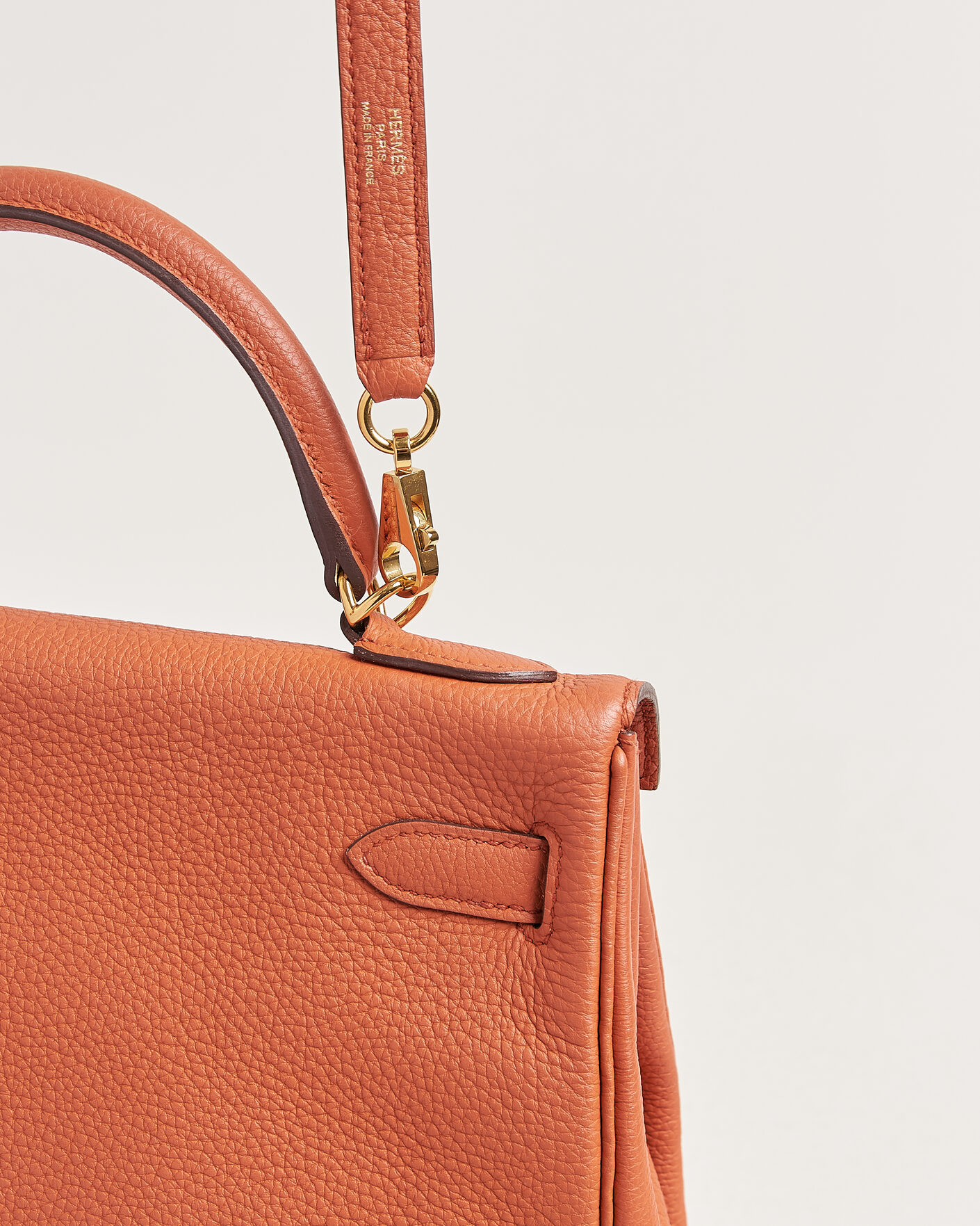 Herren | Pre-Owned & Vintage Bags | Hermès Pre-Owned | Kelly 32 Togo Leather Orange