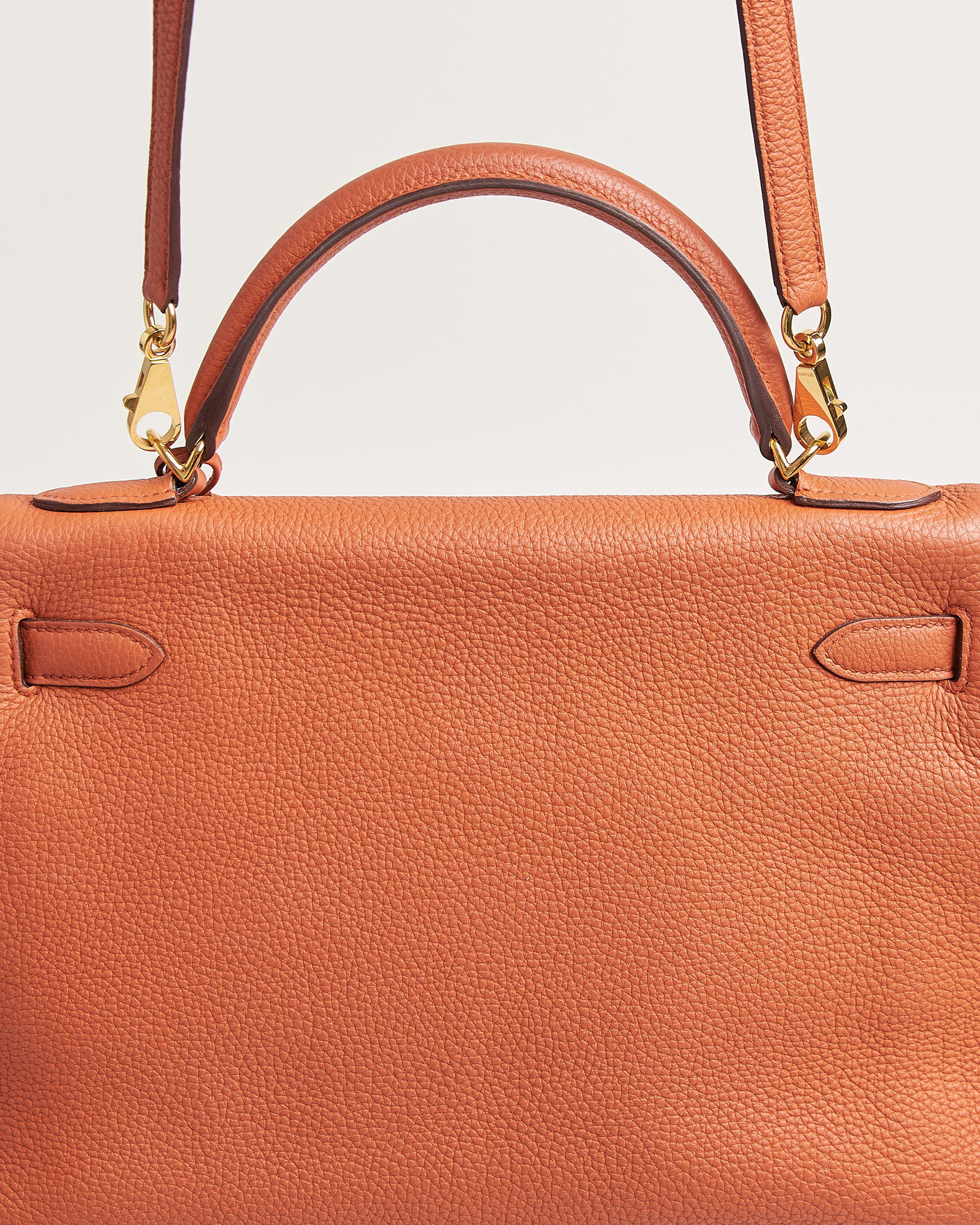 Herren | Pre-Owned & Vintage Bags | Hermès Pre-Owned | Kelly 32 Togo Leather Orange
