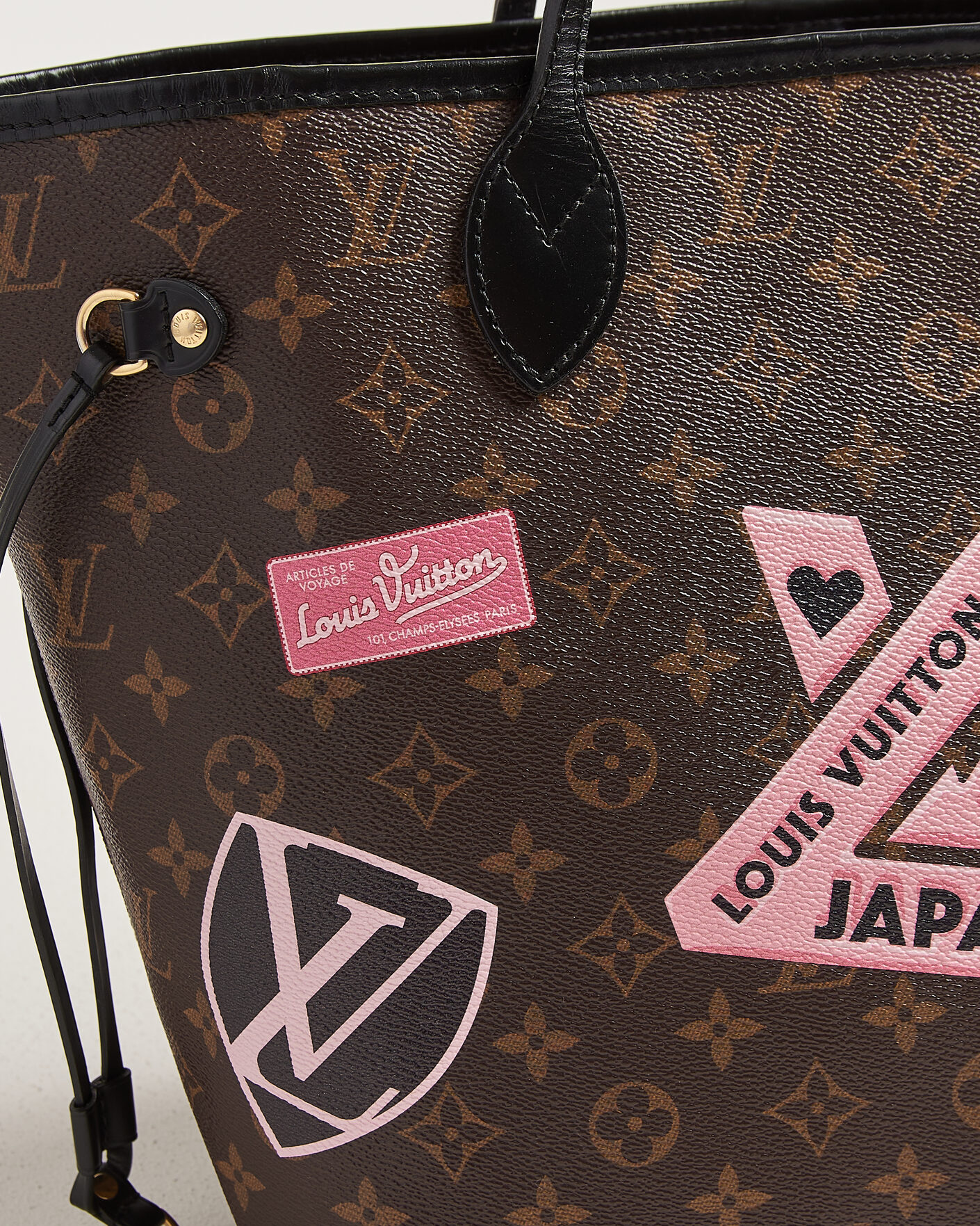 Herren | Pre-Owned & Vintage Bags | Louis Vuitton Pre-Owned | Neverfull MM World Tour Japan Monogram
