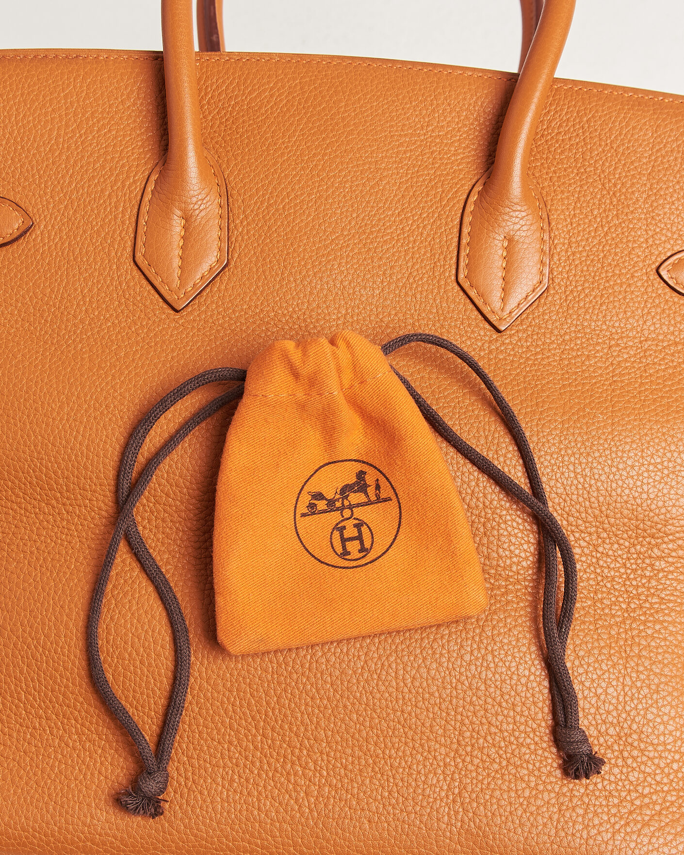 Herren | Pre-Owned & Vintage Bags | Hermès Pre-Owned | Birkin 35 Togo Leather Orange