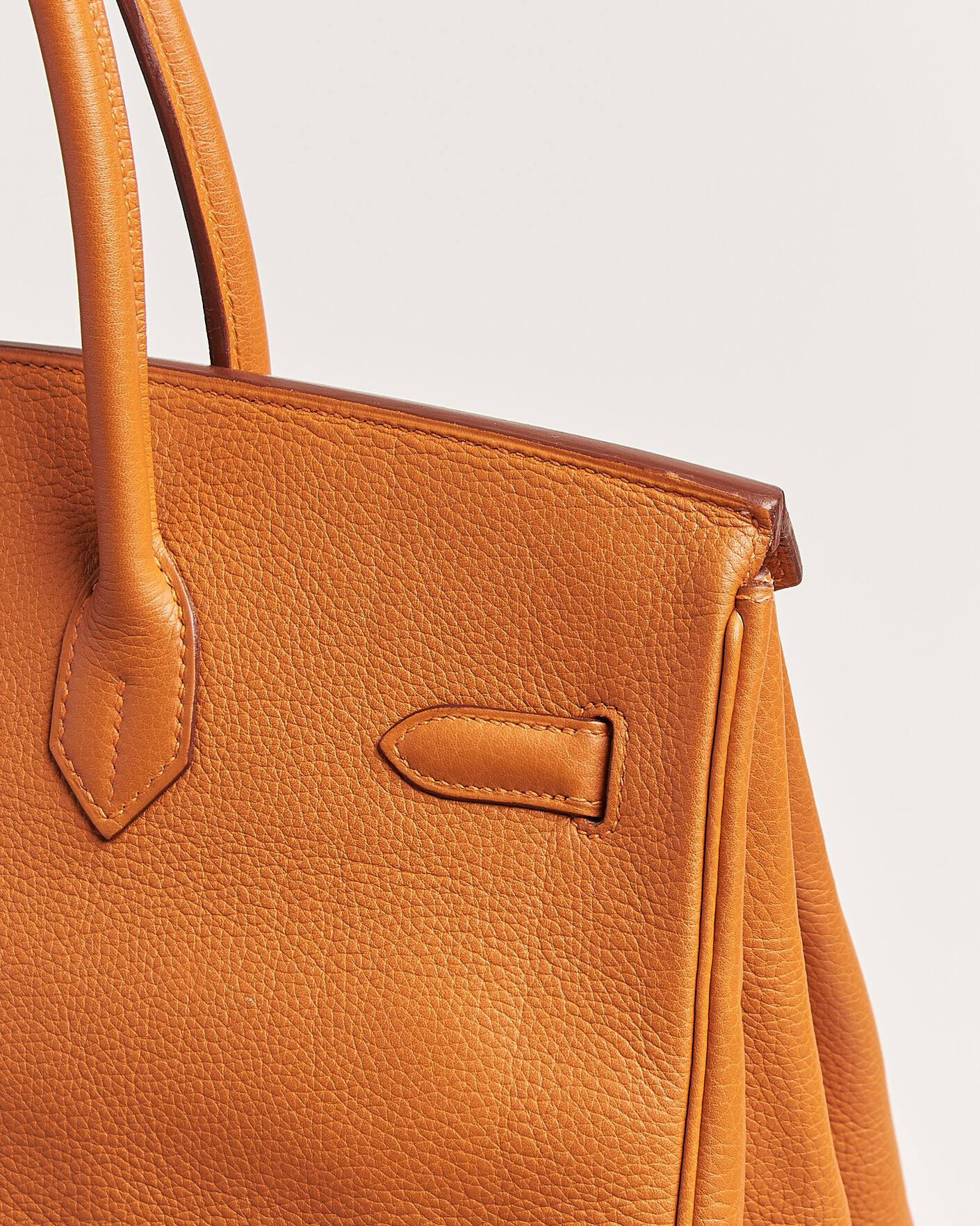 Herren | Pre-Owned & Vintage Bags | Hermès Pre-Owned | Birkin 35 Togo Leather Orange