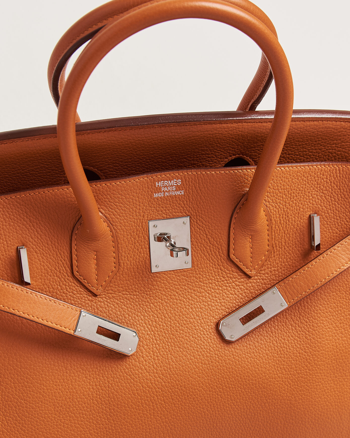 Herren | Pre-Owned & Vintage Bags | Hermès Pre-Owned | Birkin 35 Togo Leather Orange