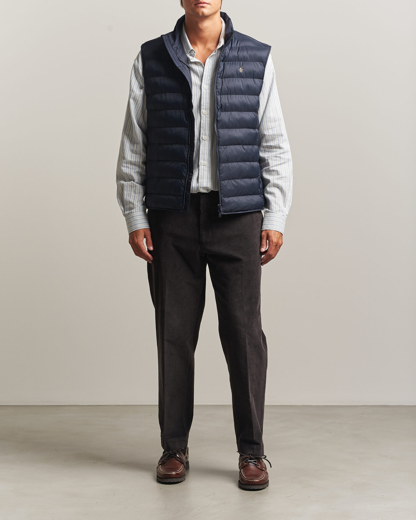 Herren | Westen | Morris | Norfolk Liner Vest Blue