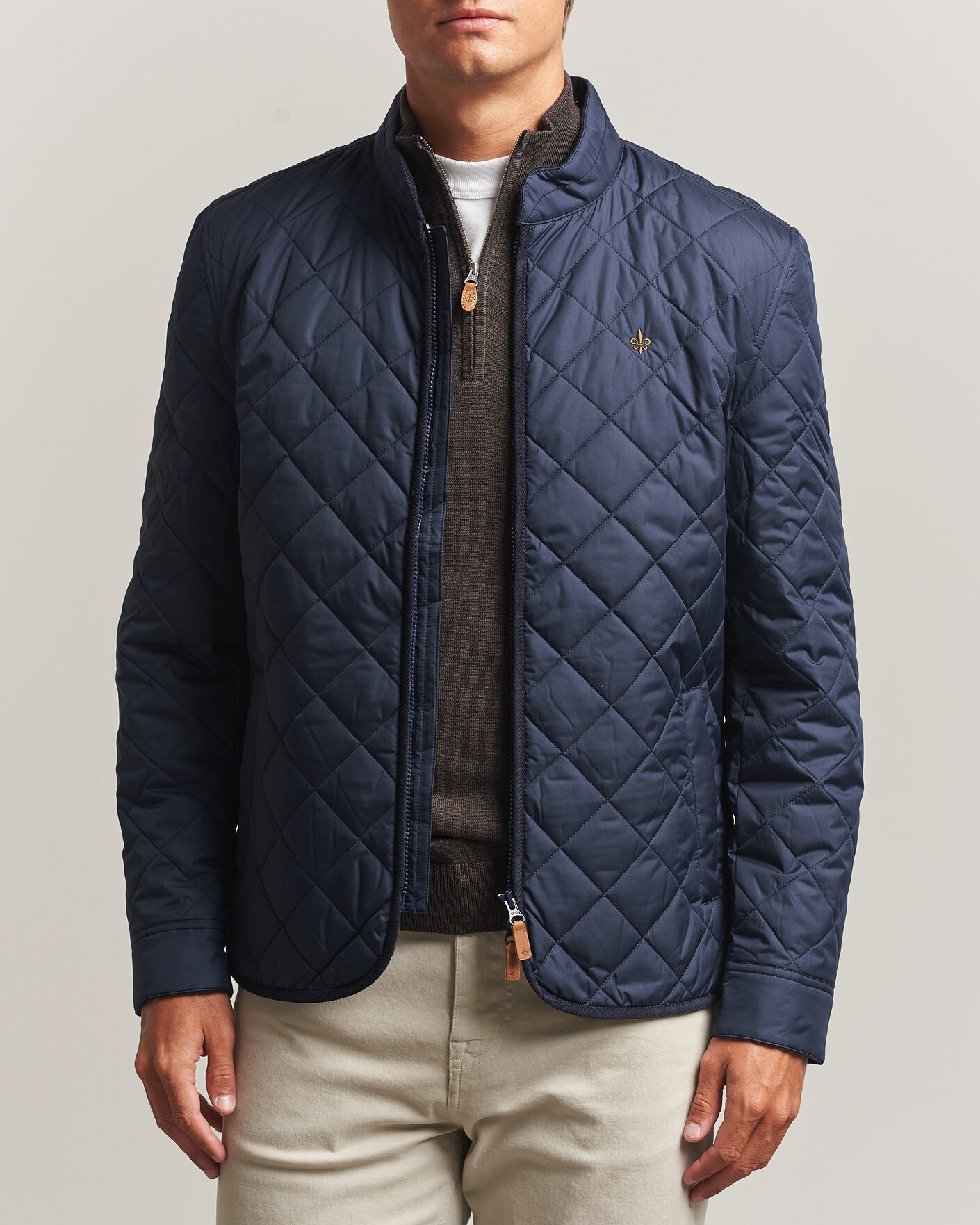 Herren | Jacken | Morris | Teddy Quilted Jacket Old Blue
