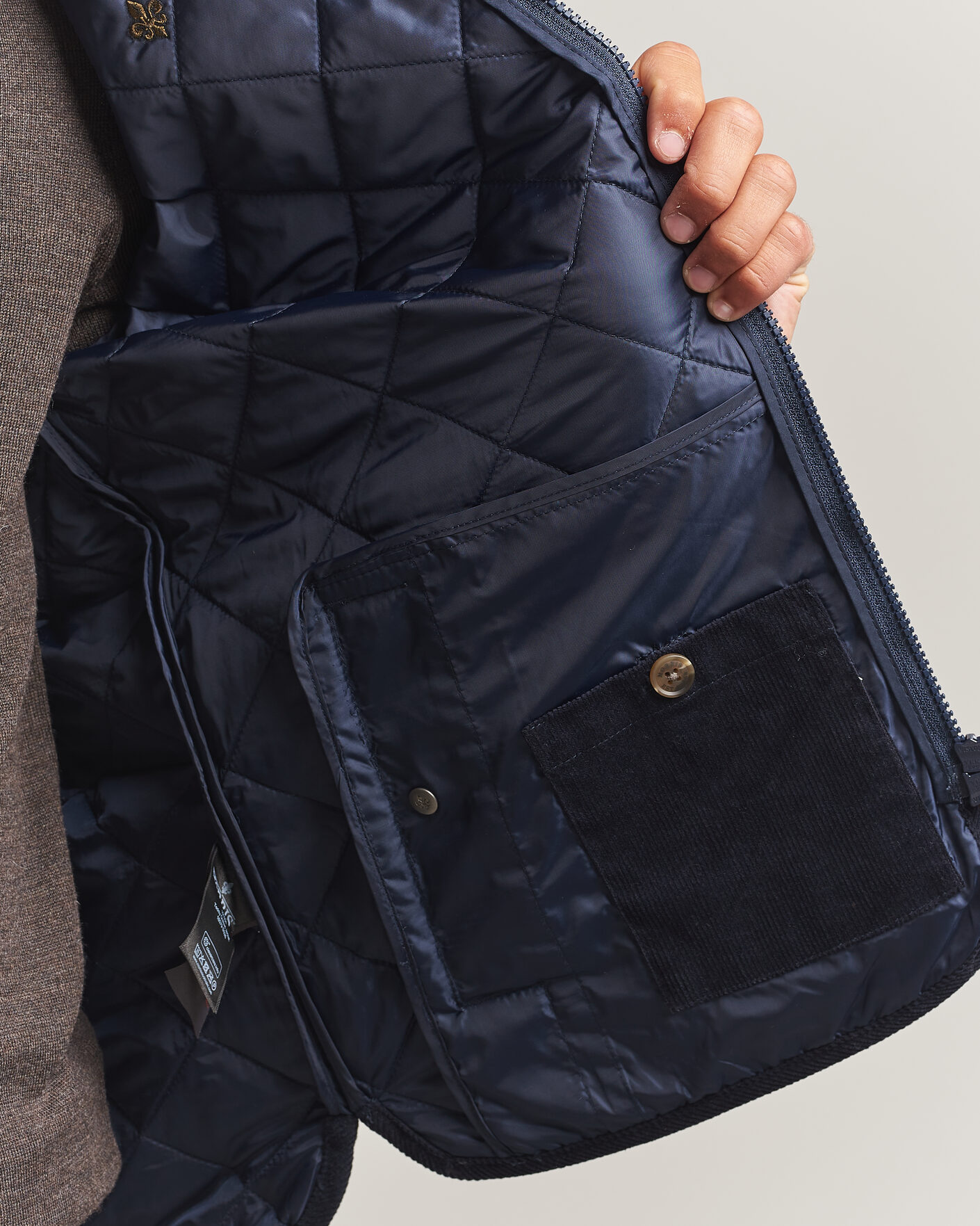 Herren | Jacken | Morris | Teddy Quilted Jacket Old Blue