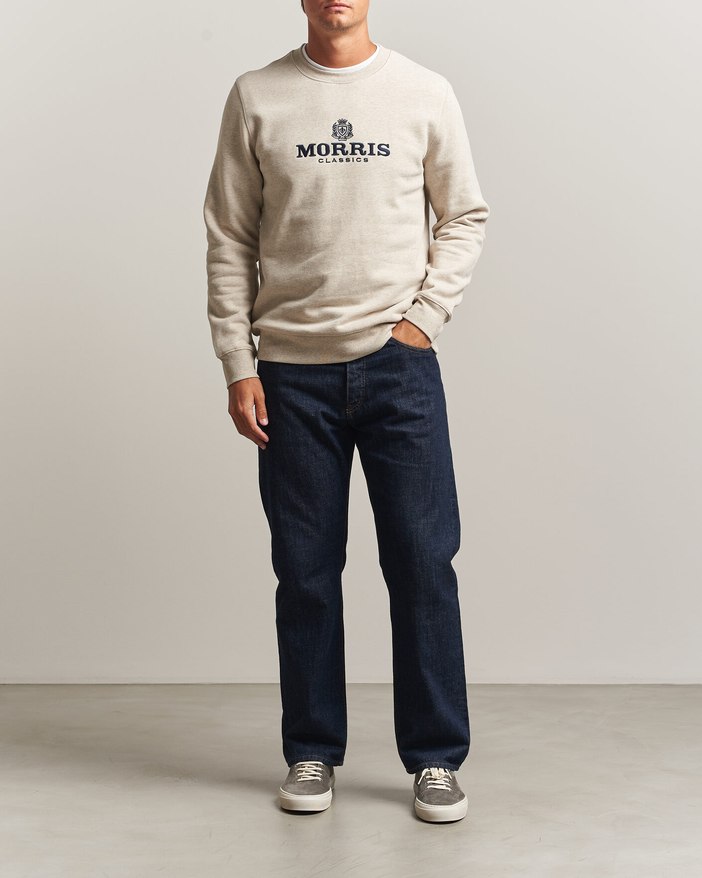 Herren | Pullover | Morris | Brian Sweatshirt Khaki