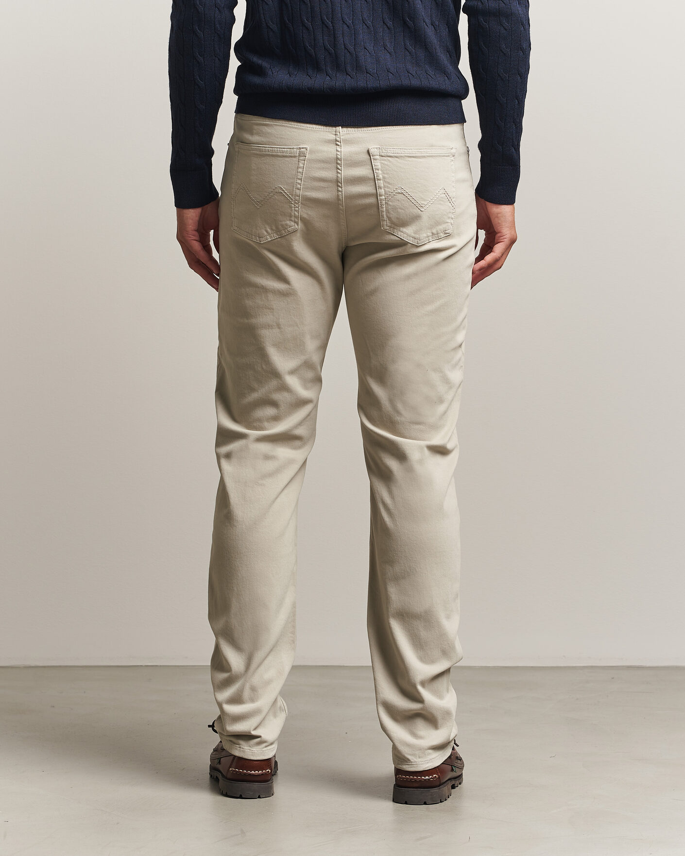 Herren | Hosen | Morris | James Brushed 5-Pocket Pant Khaki