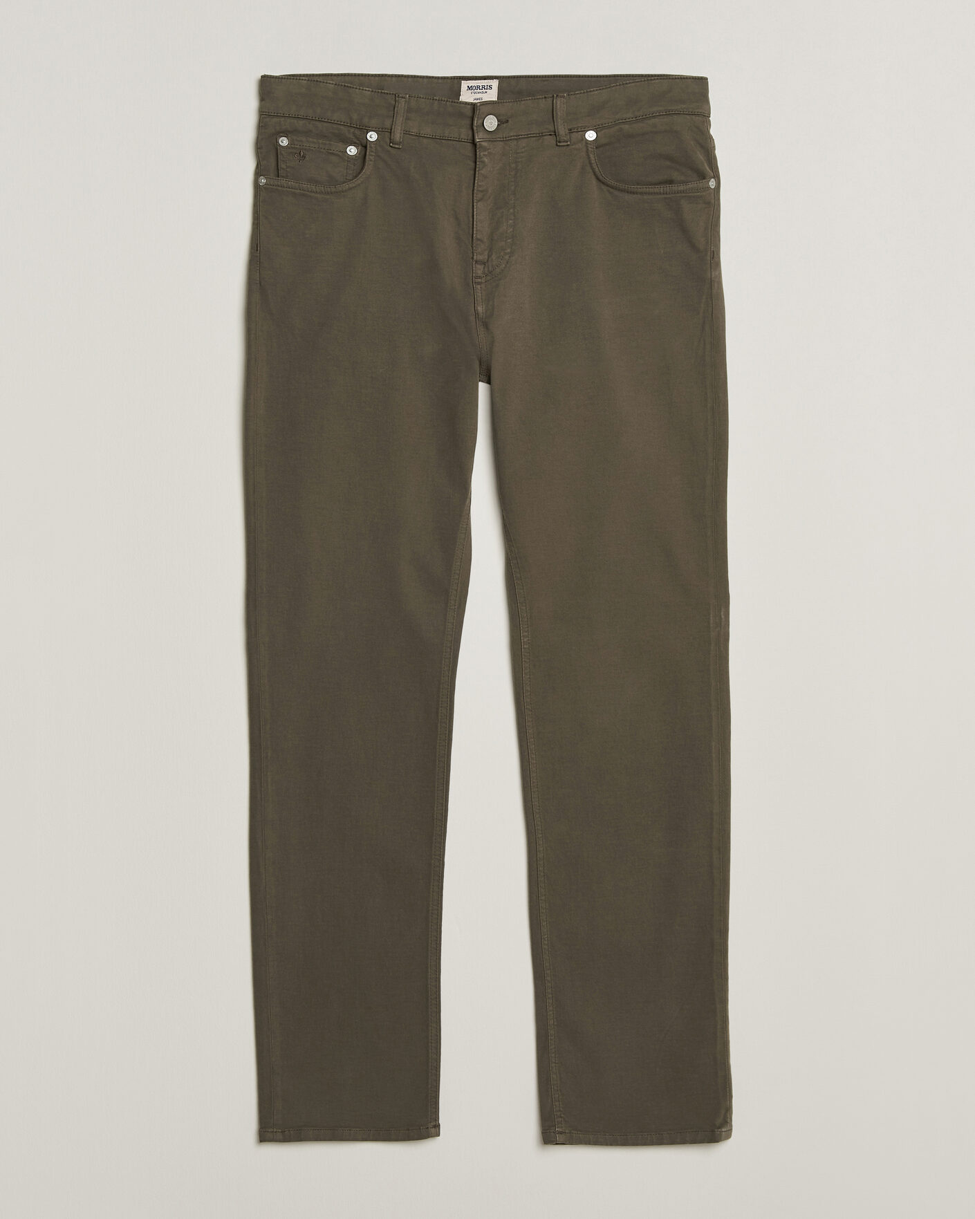 Herren | Hosen | Morris | James Brushed 5-Pocket Pant Olive