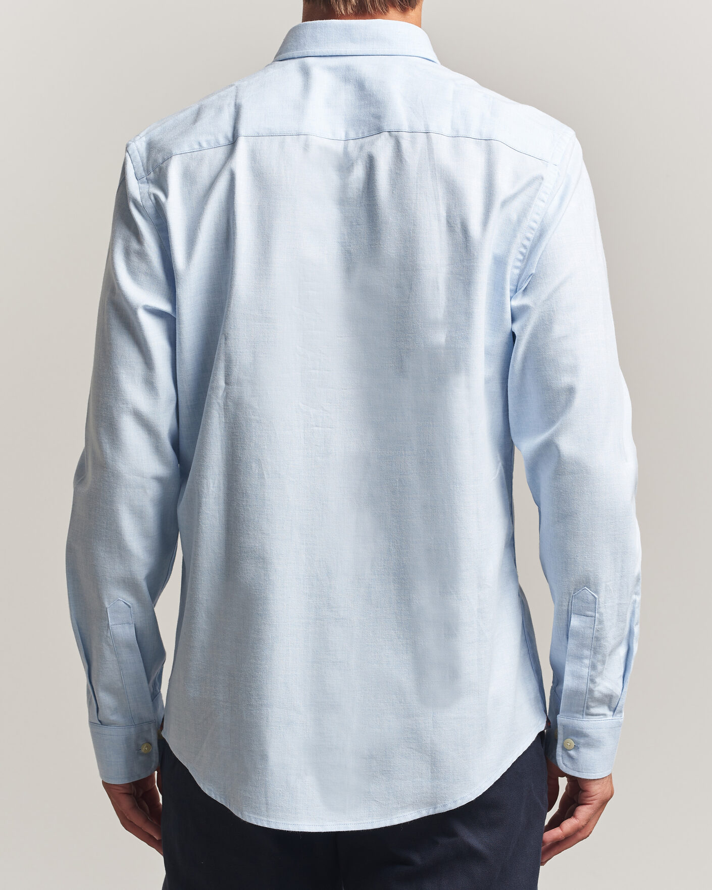 Herren | Hemden | Morris | Watts Flannel Shirt Light Blue
