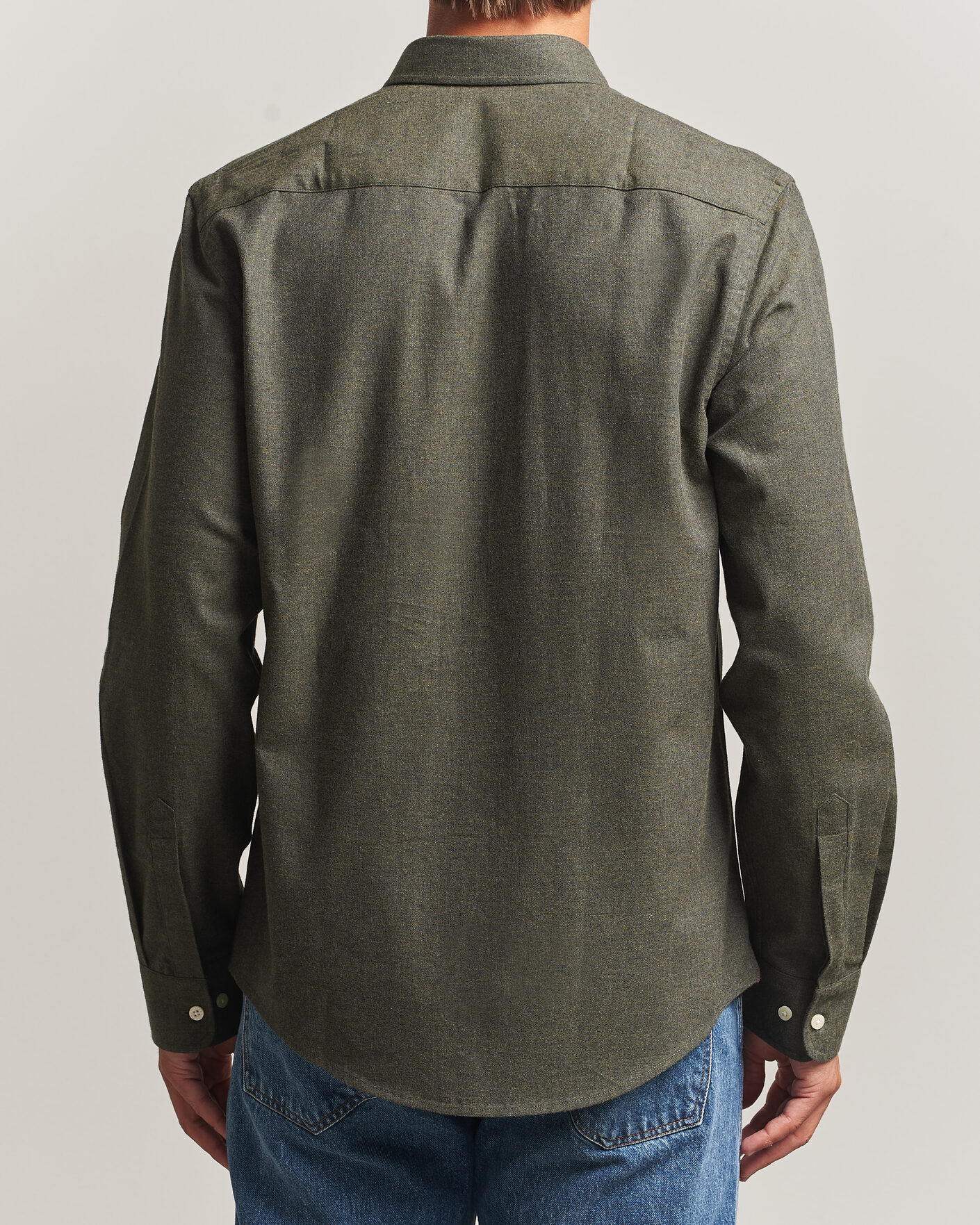Herren | Hemden | Morris | Watts Flannel Shirt Olive