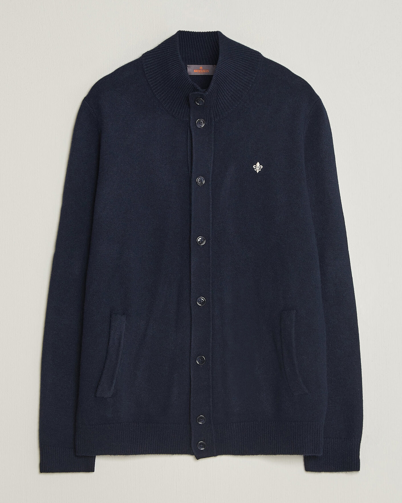 Herren | Pullover | Morris | Hertford Button Cardigan Navy
