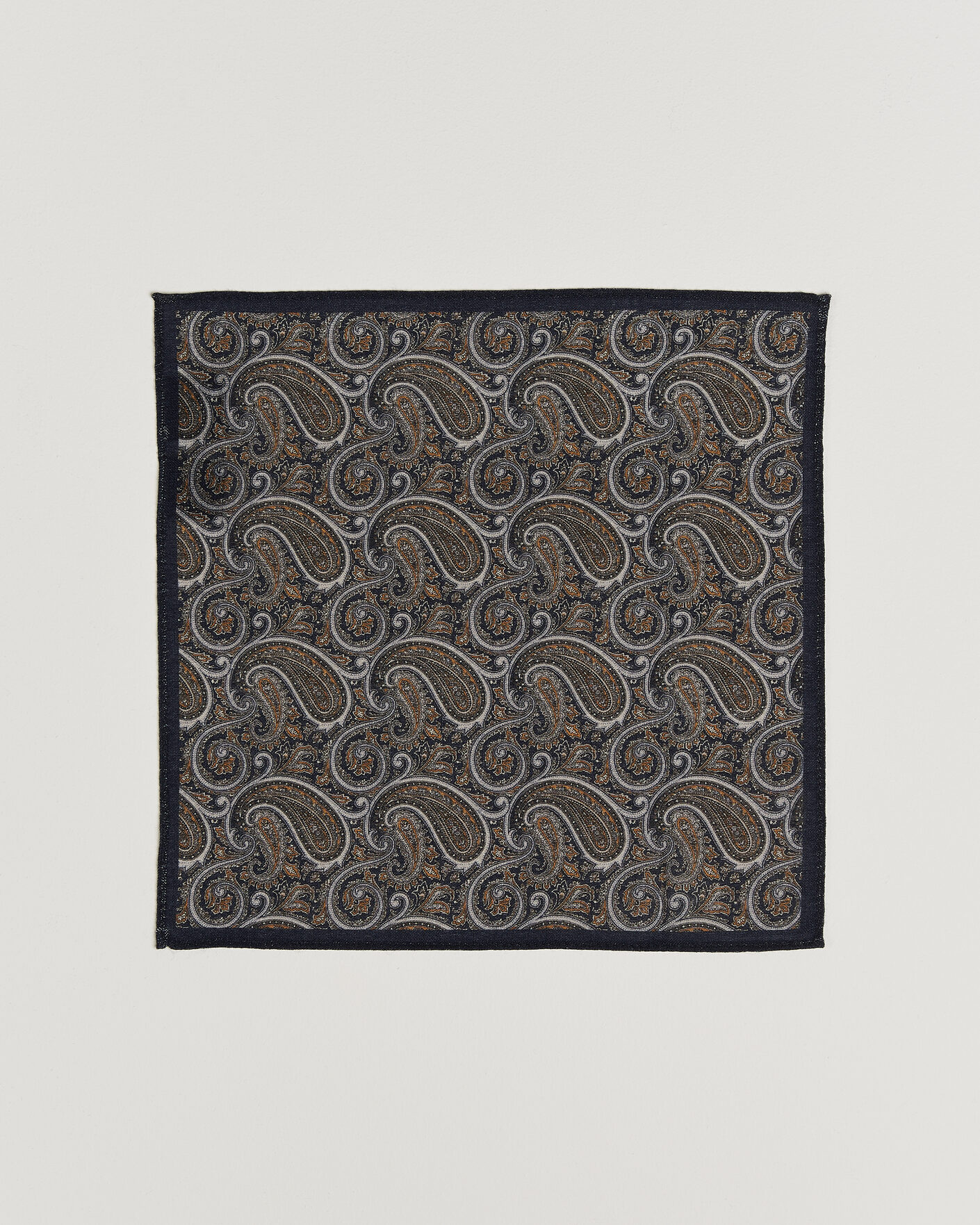 Herren | Krawatten | Amanda Christensen | Box Set Wool 8 cm Tie And Pocket Square Navy