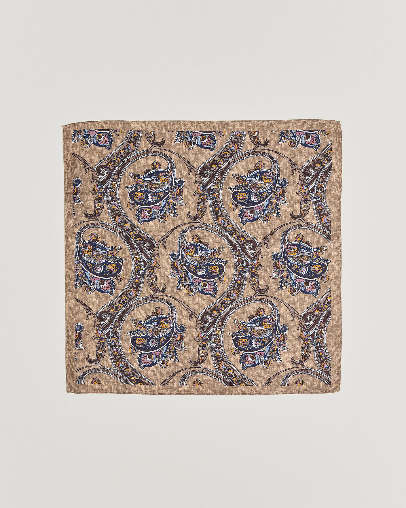 Herren | Krawatten | Amanda Christensen | Box Set Silk 8 cm Tie And Pocket Square Beige