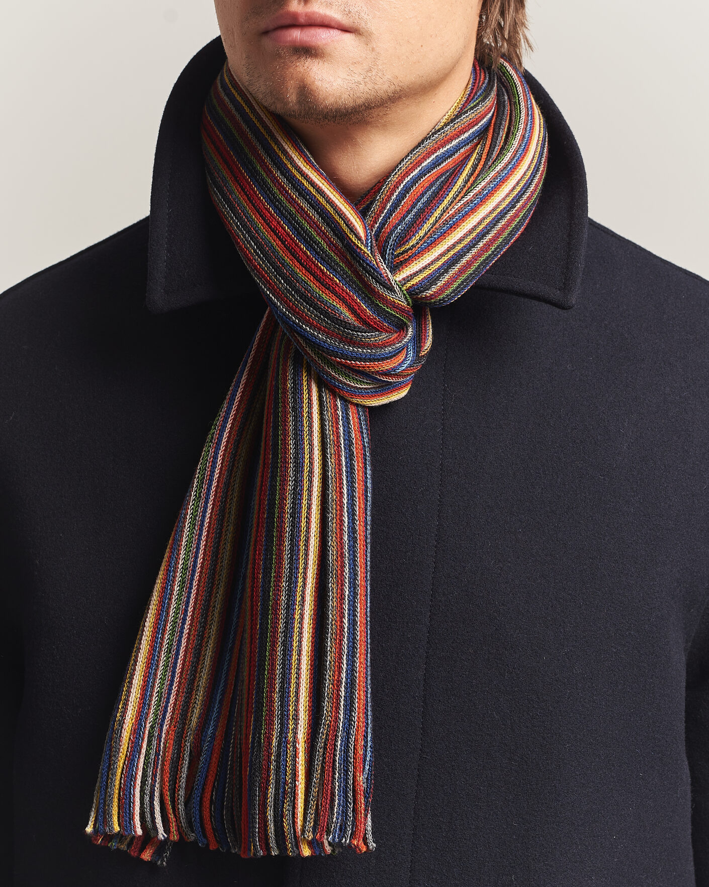Herren | Schals | Amanda Christensen | Wool Striped Scarf Multi