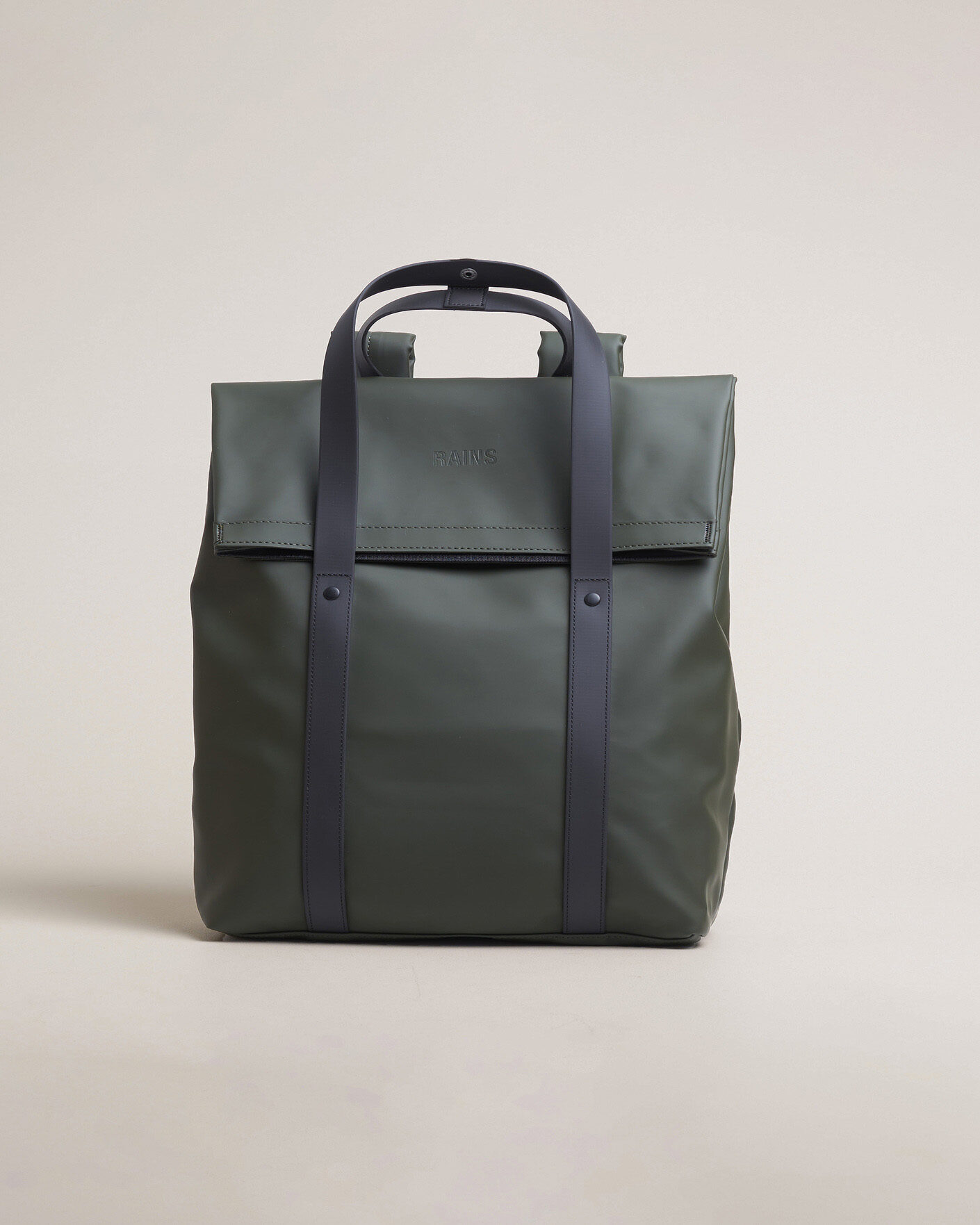 Herren | Taschen | RAINS | 2 Way Tote Backpack Black Green