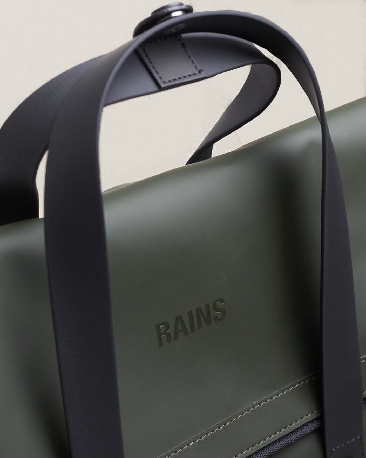 Herren | Taschen | RAINS | 2 Way Tote Backpack Black Green