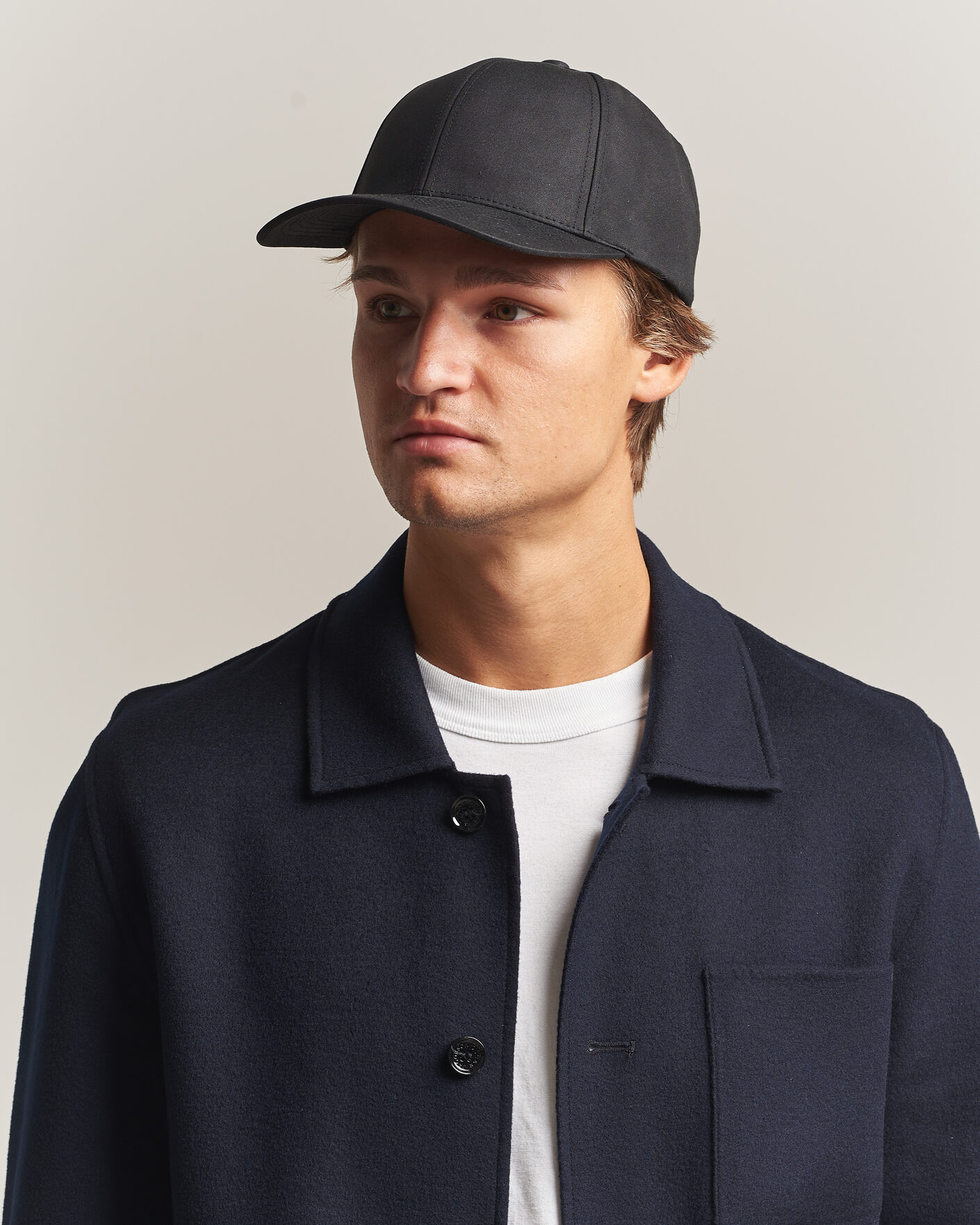 Herren | Hüte & Mützen | Varsity Headwear | Oilskin Baseball Cap Black
