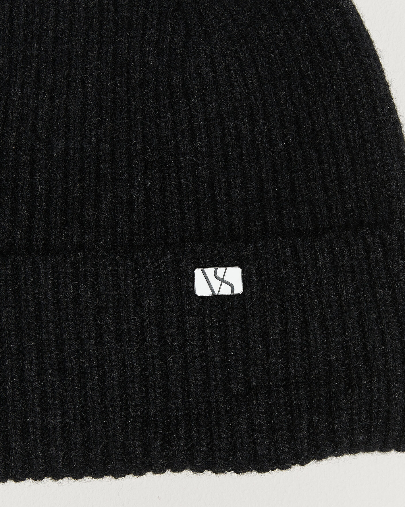 Herren | Hüte & Mützen | Varsity Headwear | Wool/Cashmere Beanie Charcoal Black