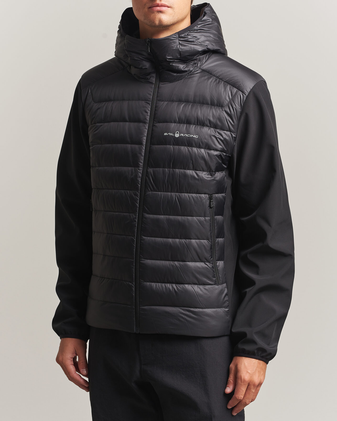 Herren | Jacken | Sail Racing | Spray Down Hooded Hybrid Jacket Carbon