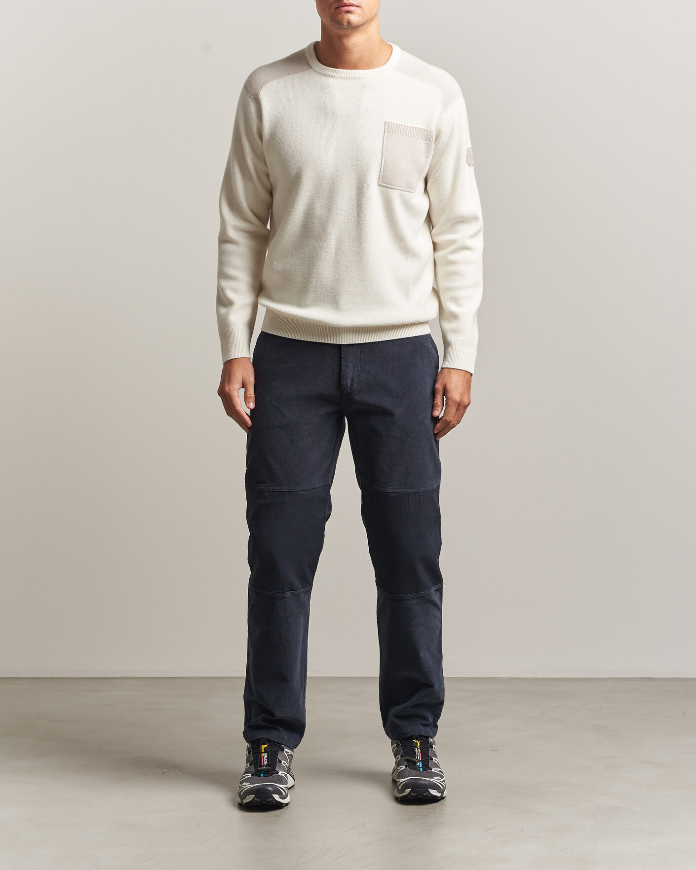 Herren | Pullover | Sail Racing | Spine Wool Knitted Sweater Off White