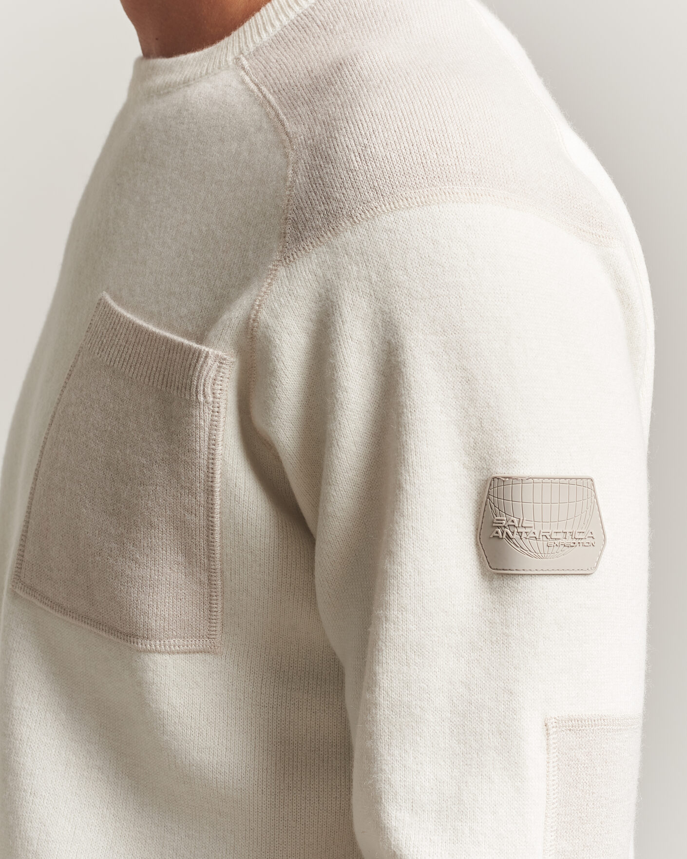 Herren | Pullover | Sail Racing | Spine Wool Knitted Sweater Off White