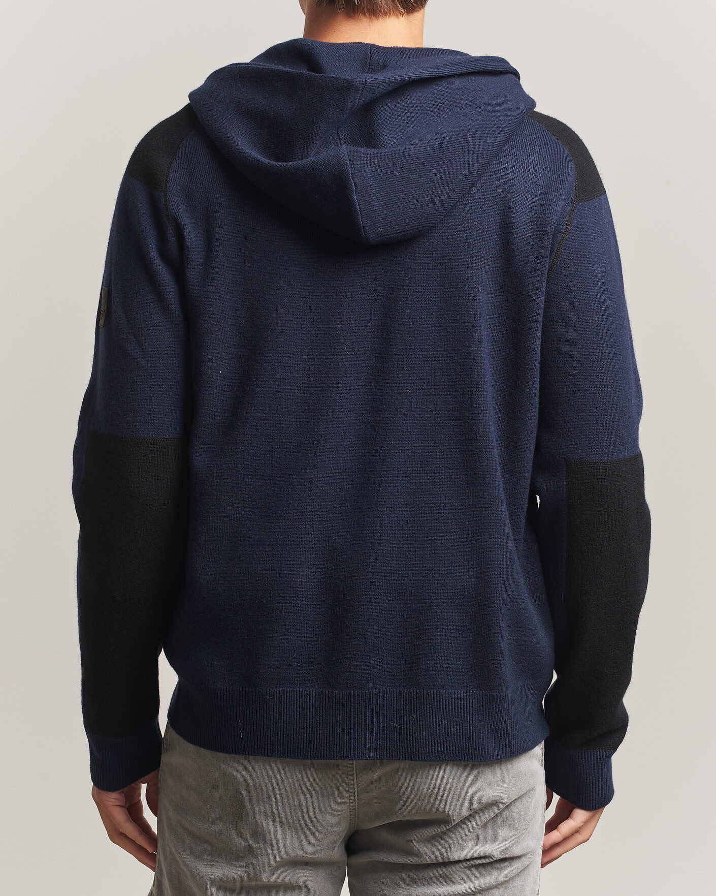 Herren | Pullover | Sail Racing | Spine Wool Knitted Full Zip Hoodie Dark Navy