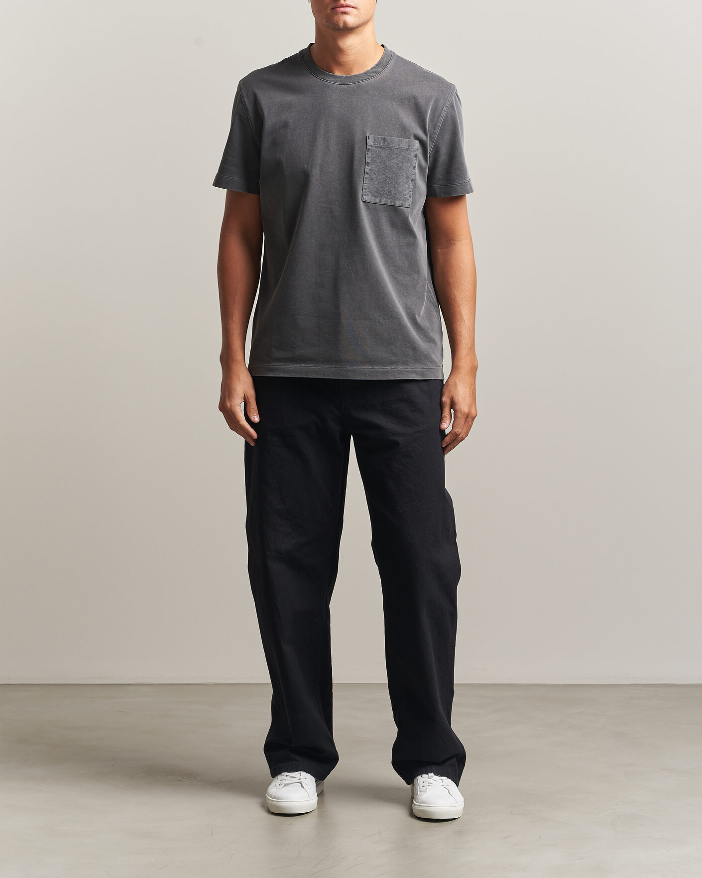 Herren | T-Shirts | Sail Racing | Grinder Corduroy T-Shirt Asphalt