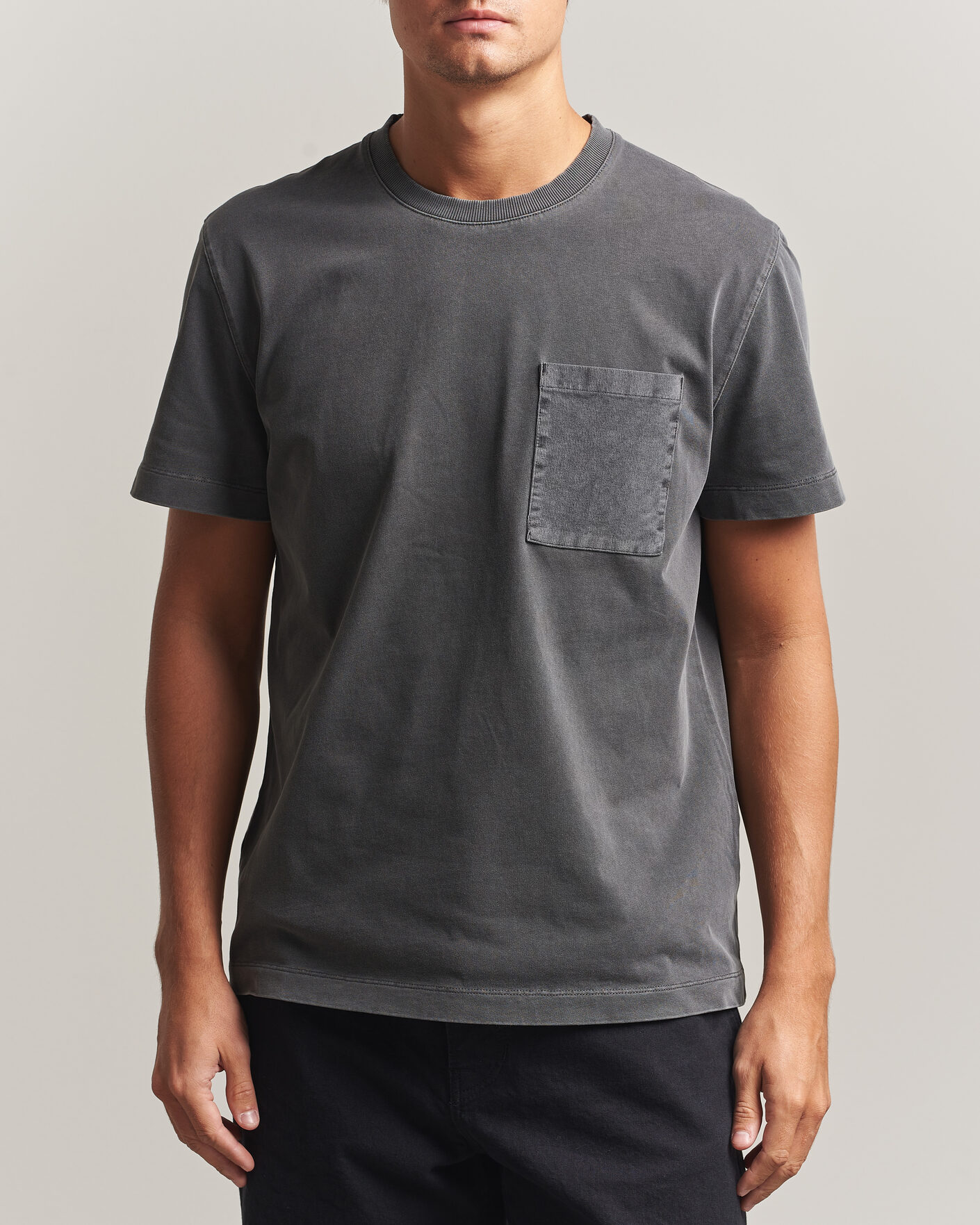 Herren | T-Shirts | Sail Racing | Grinder Corduroy T-Shirt Asphalt