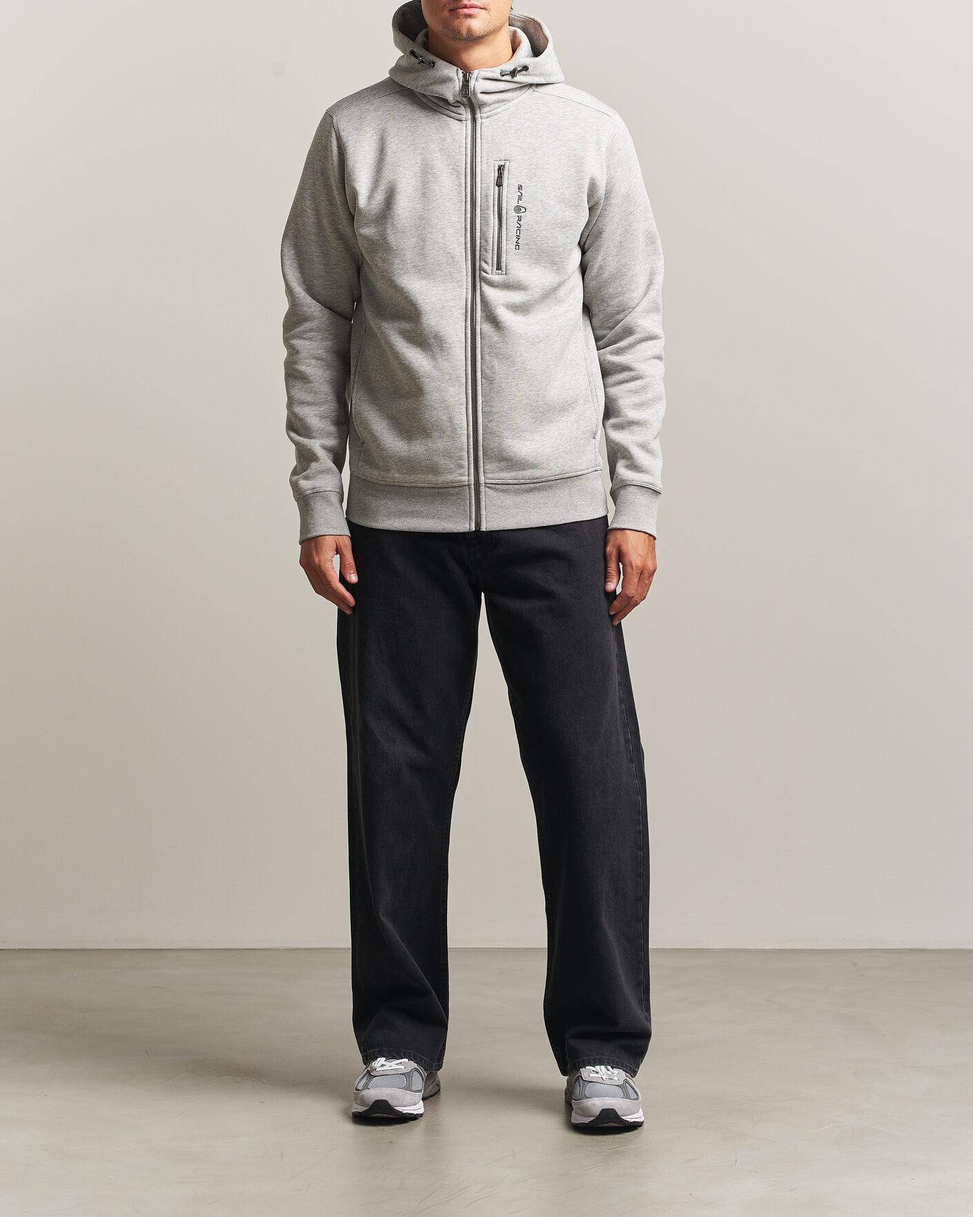 Herren | Pullover | Sail Racing | Bowman Full Zip Hoodie Grey Melnage