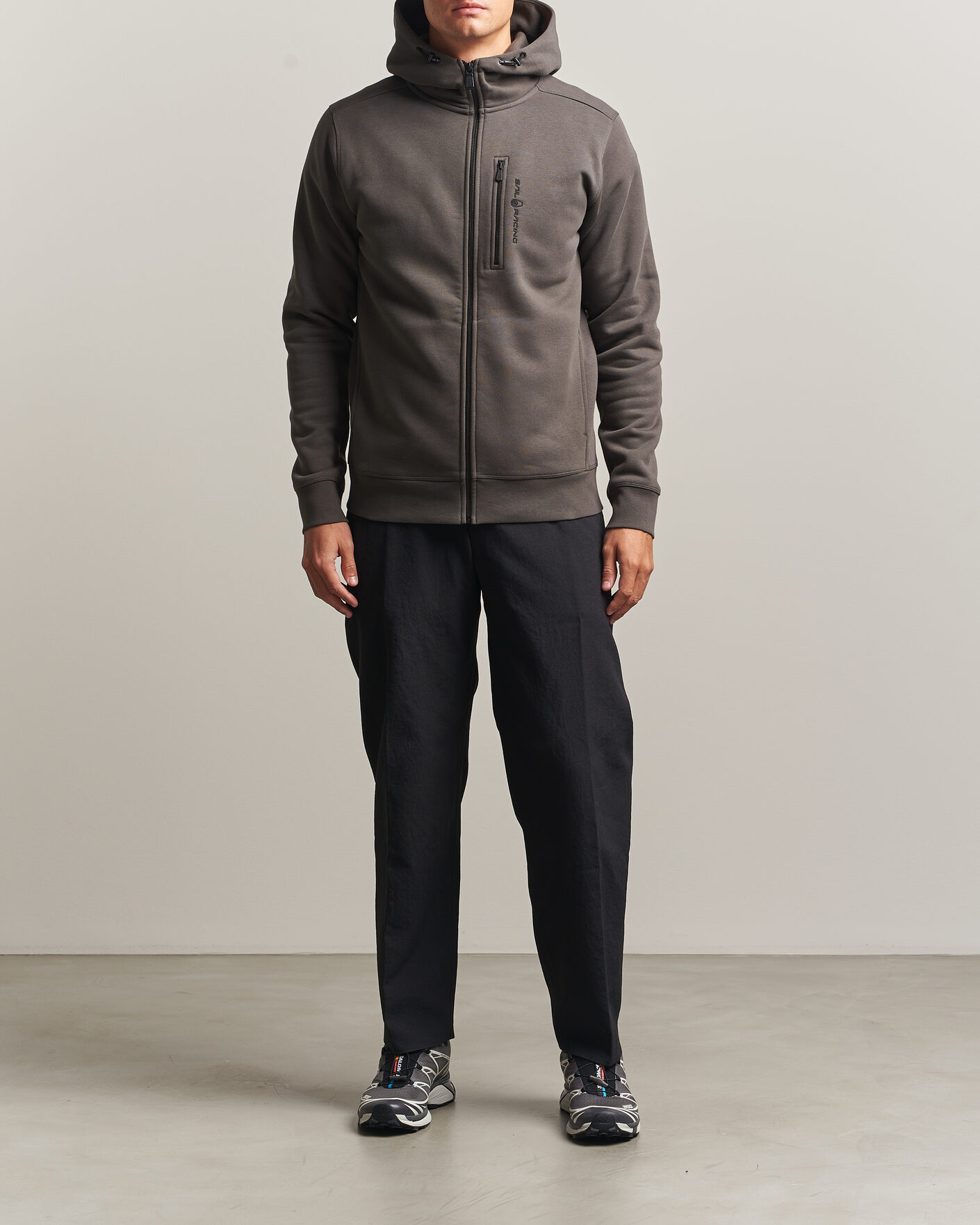Herren | Pullover | Sail Racing | Bowman Full Zip Hoodie Asphalt