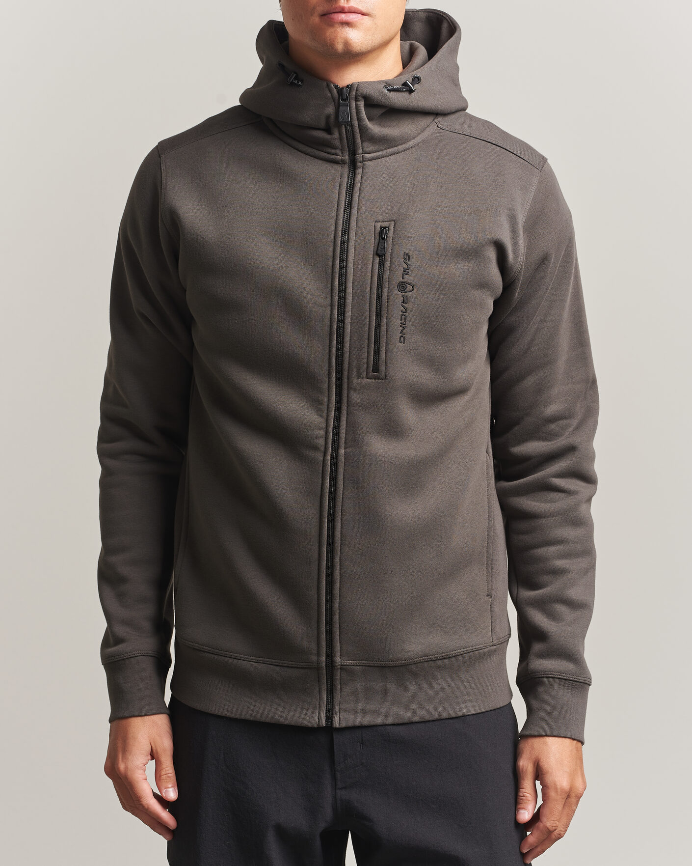Herren | Pullover | Sail Racing | Bowman Full Zip Hoodie Asphalt