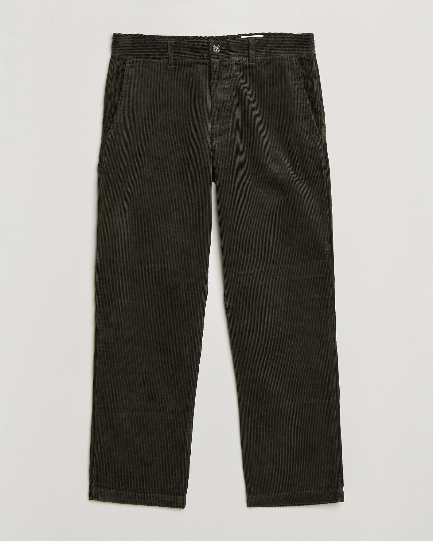 Herren | Hosen | NN07 | Aden Regular Fit Corduroy Chinos Dark Army
