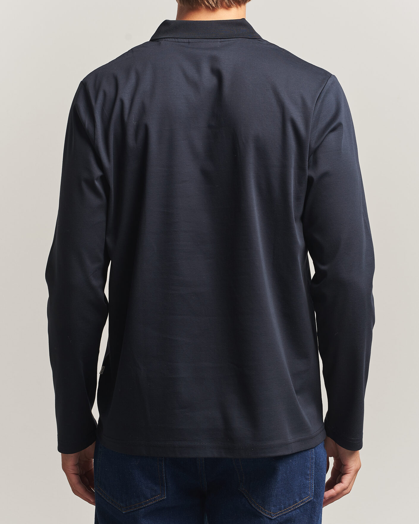 Herren | Poloshirts | NN07 | Paul Long Sleeve Polo Deep Navy