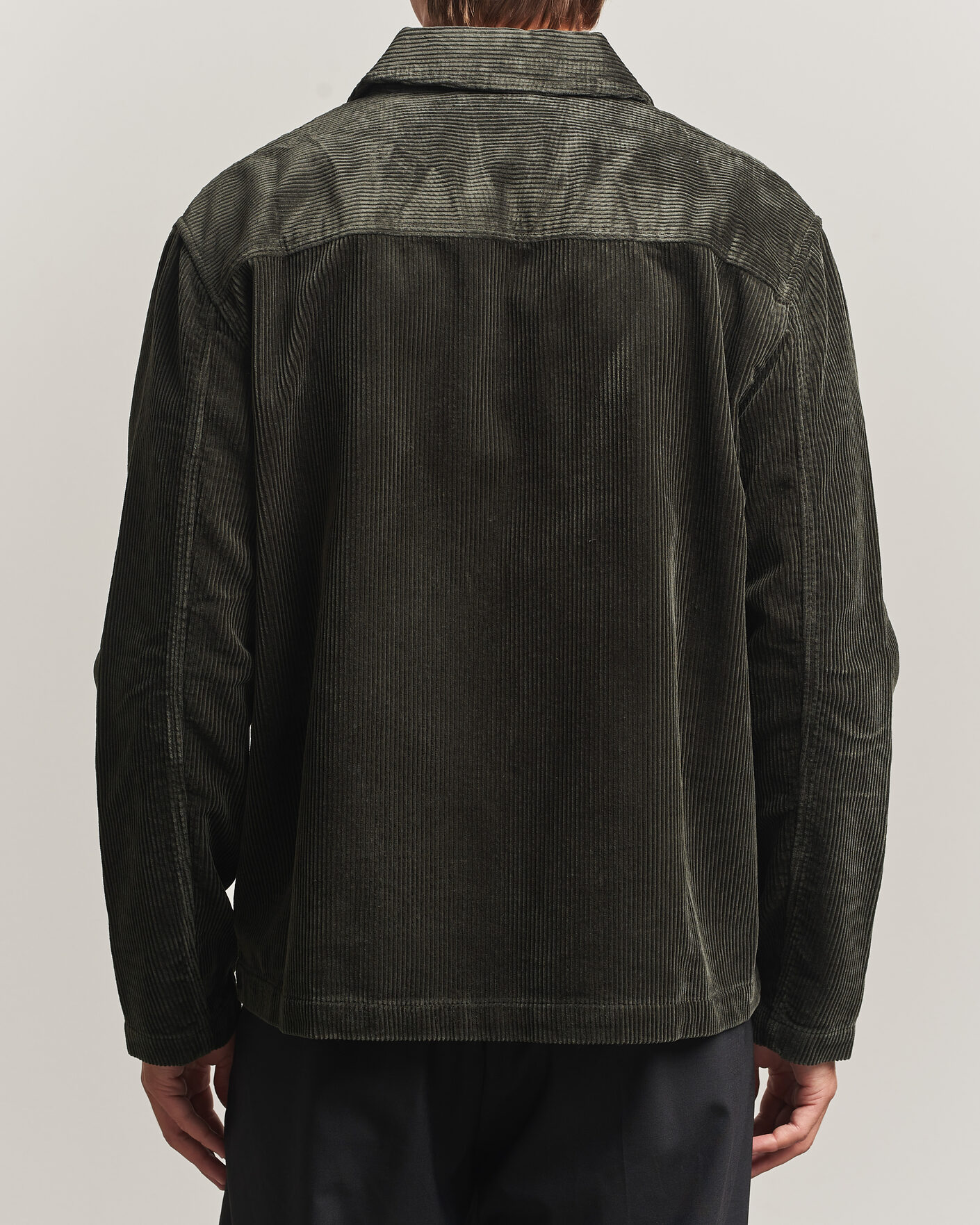Herren | Hemden | NN07 | Morgan Corduroy Overshirt Dark Army
